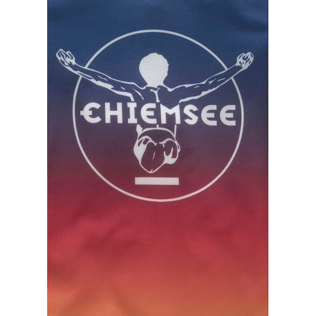 Chiemsee T-Shirt, im Farbverlauf mit Druck vorn bei