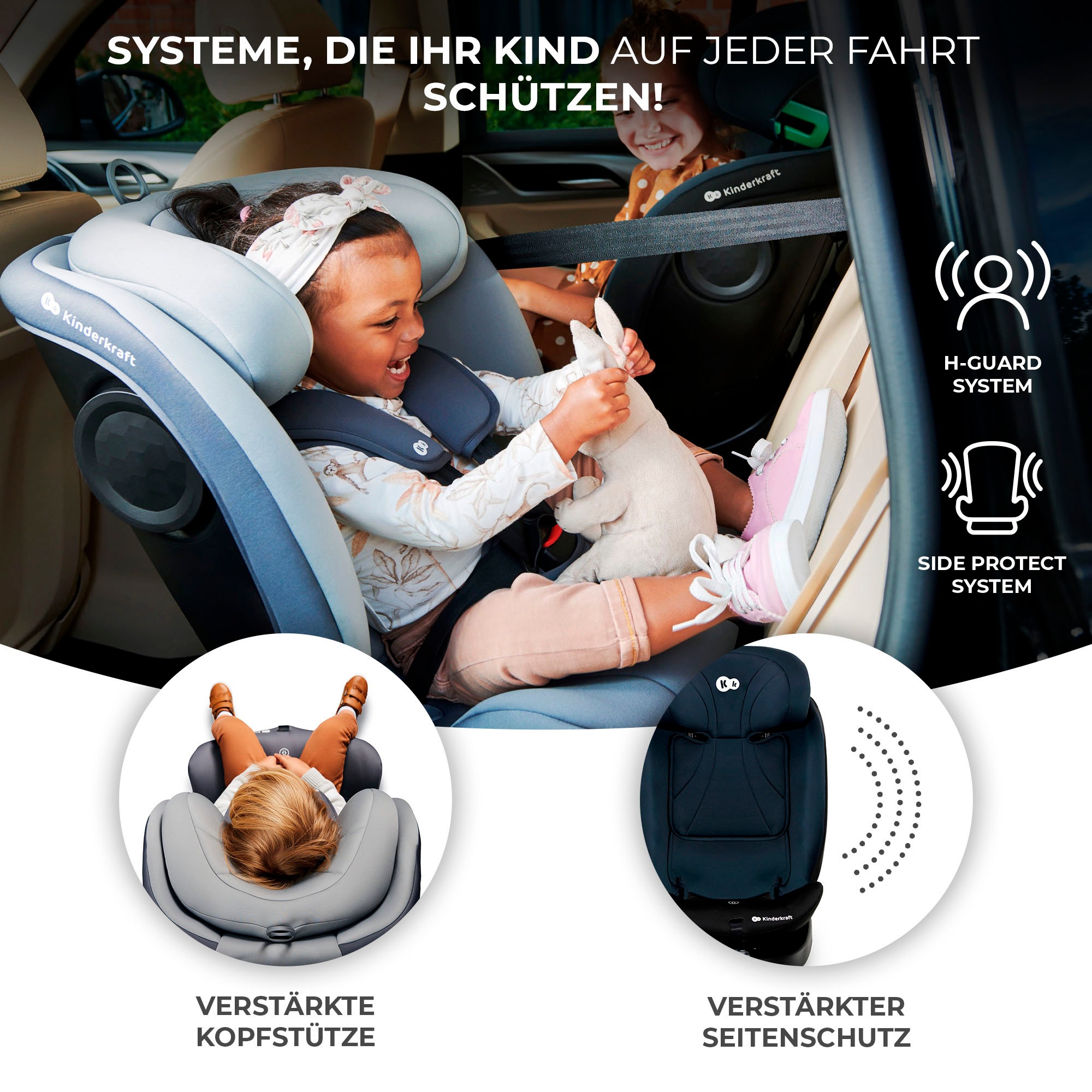 Kinderkraft Autokindersitz »I-GROW i-Size«, 360° – drehbarer Kindersitz