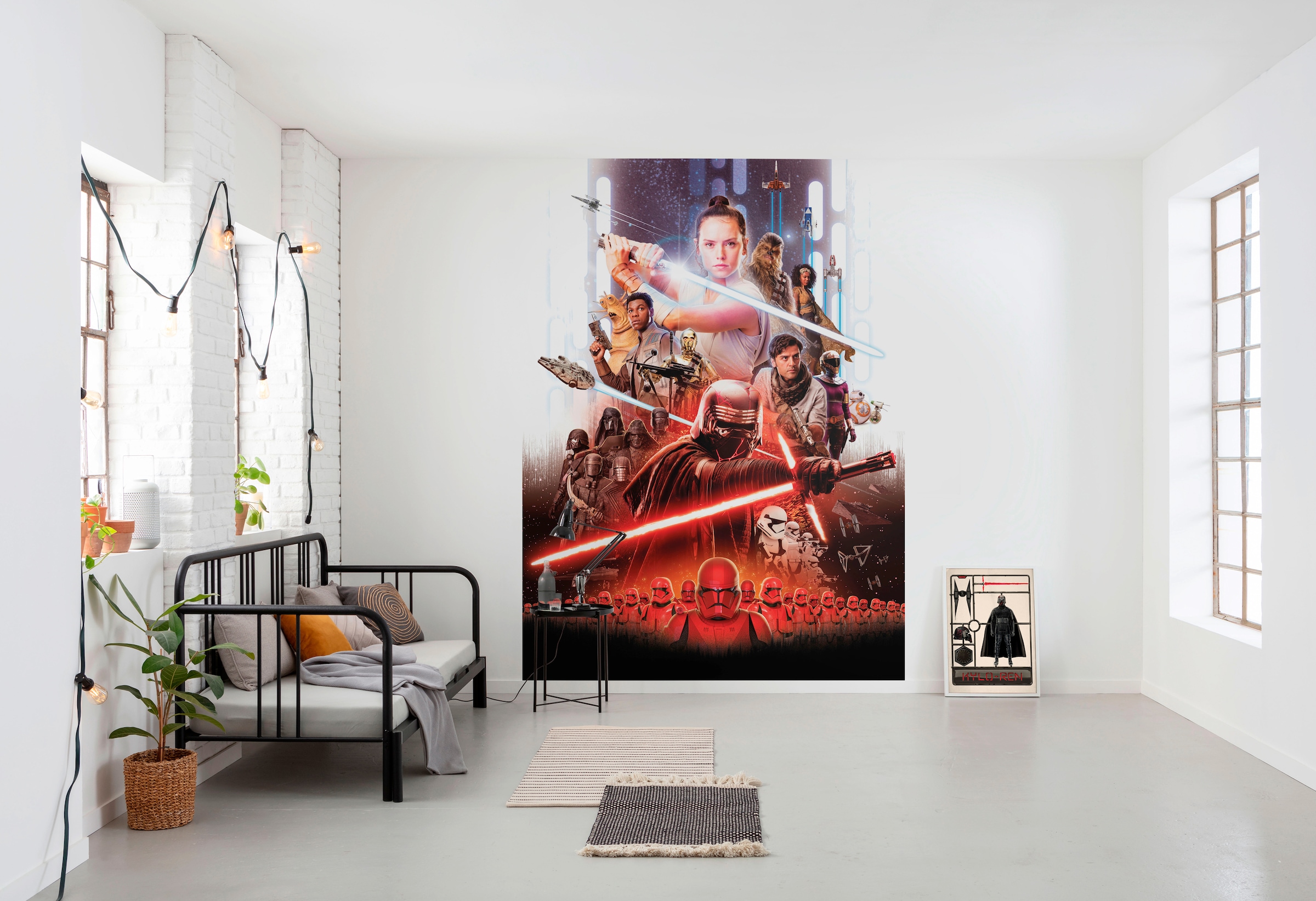 Komar Fototapete »STAR WARS EP9 Movie Poster Rey«, 184x254 cm (Breite x  Höhe), inklusive Kleister online kaufen | mit 3 Jahren XXL Garantie