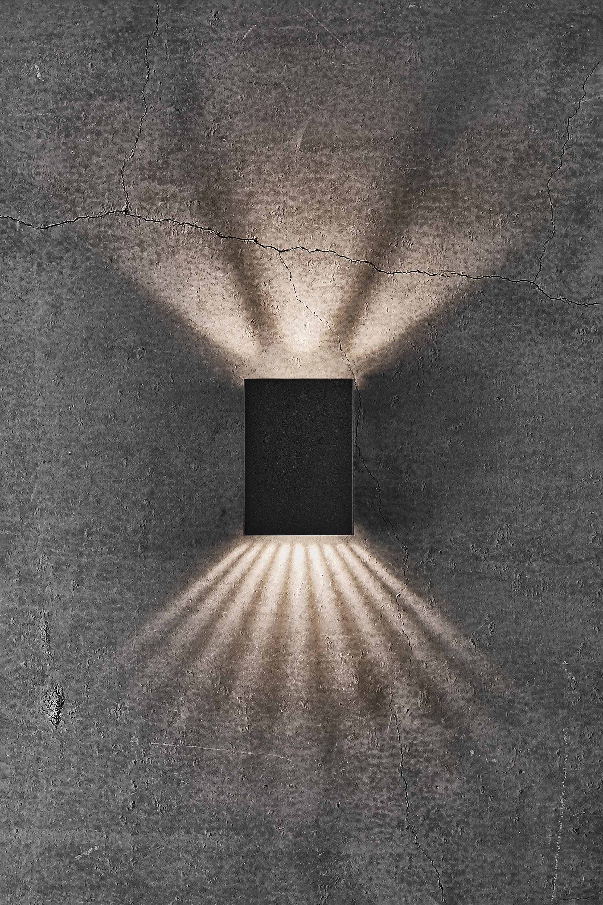 Nordlux LED Wandleuchte »FOLD«, 2 flammig, Leuchtmittel LED-Modul | LED fest integriert, Magnetische Halterung, inkl. LED Modul, inkl. 3 Lichtschablonen