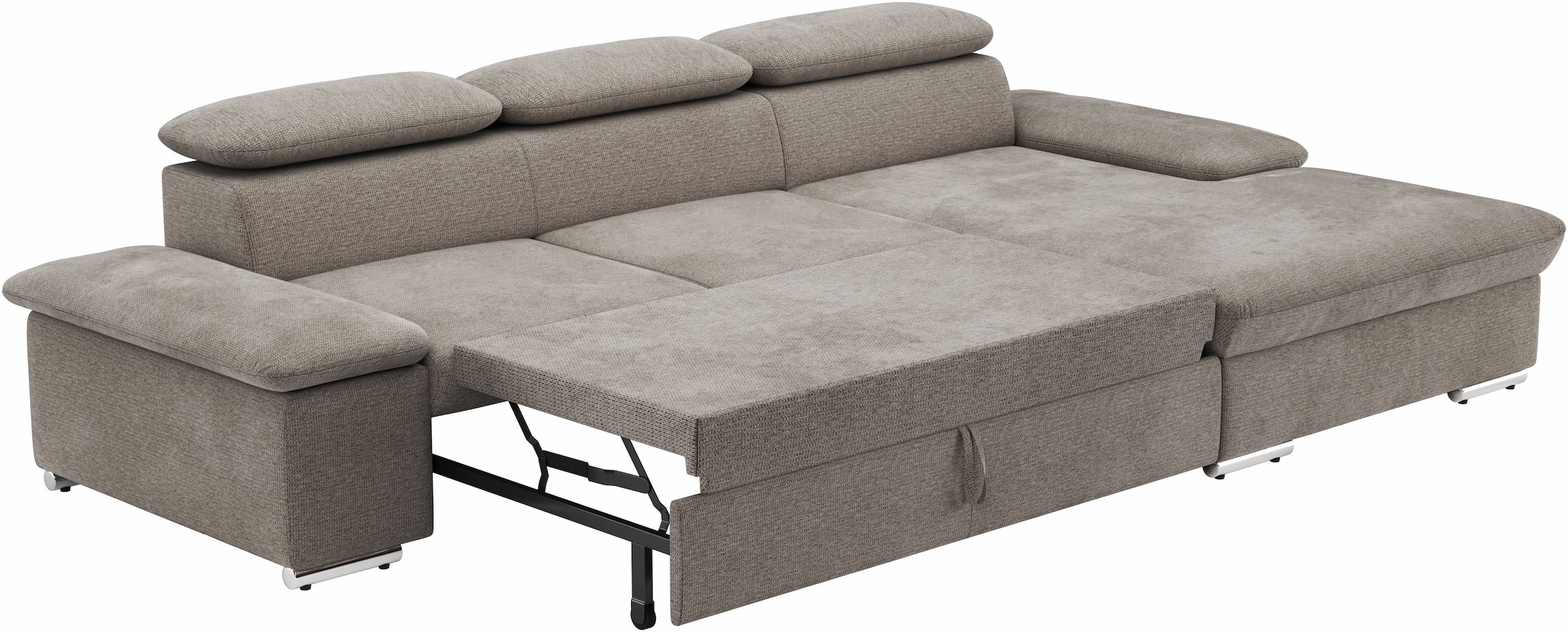 sit&more Ecksofa »Valantine L-Form«, inkl. Kopf- und Armteilverstellung, wahlweise mit Bettfunktion