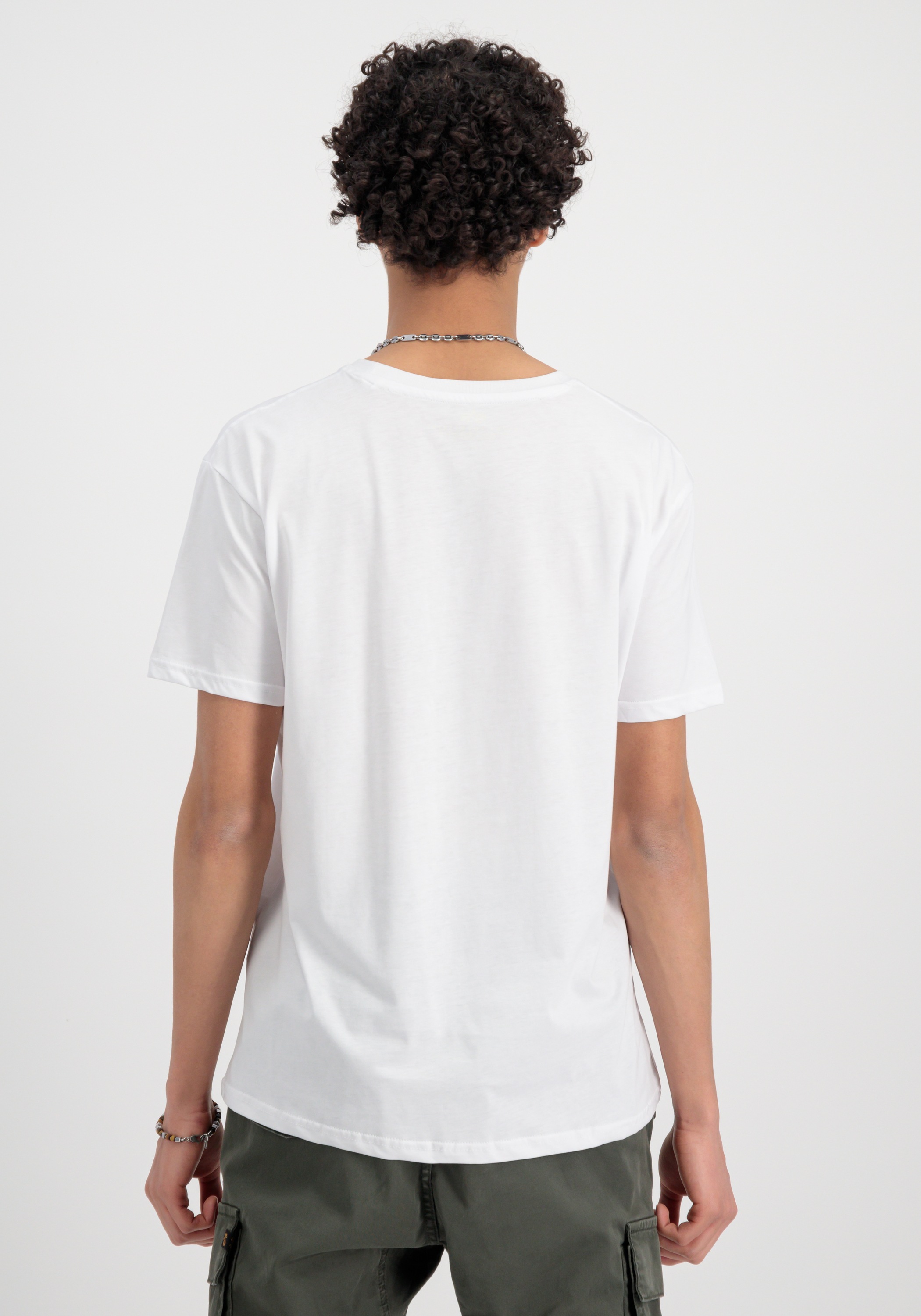 Alpha Industries T-Shirt »Alpha Industries Men - T-Shirts Basic T-Shirt BL Foil Print«