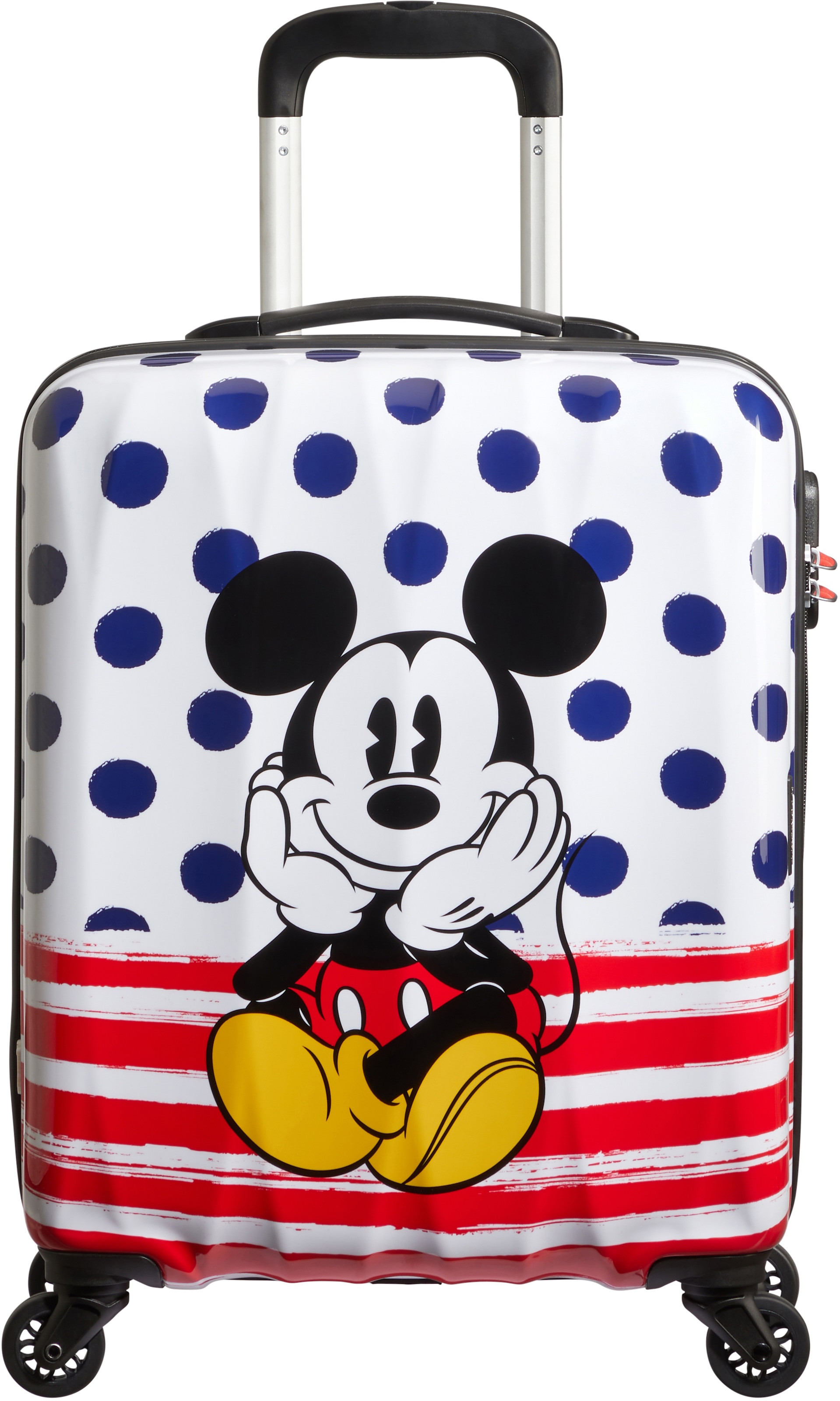 Hartschalen-Trolley »Disney Legends, Mickey Blue Dots, 55 cm«, 4 St. Rollen,...