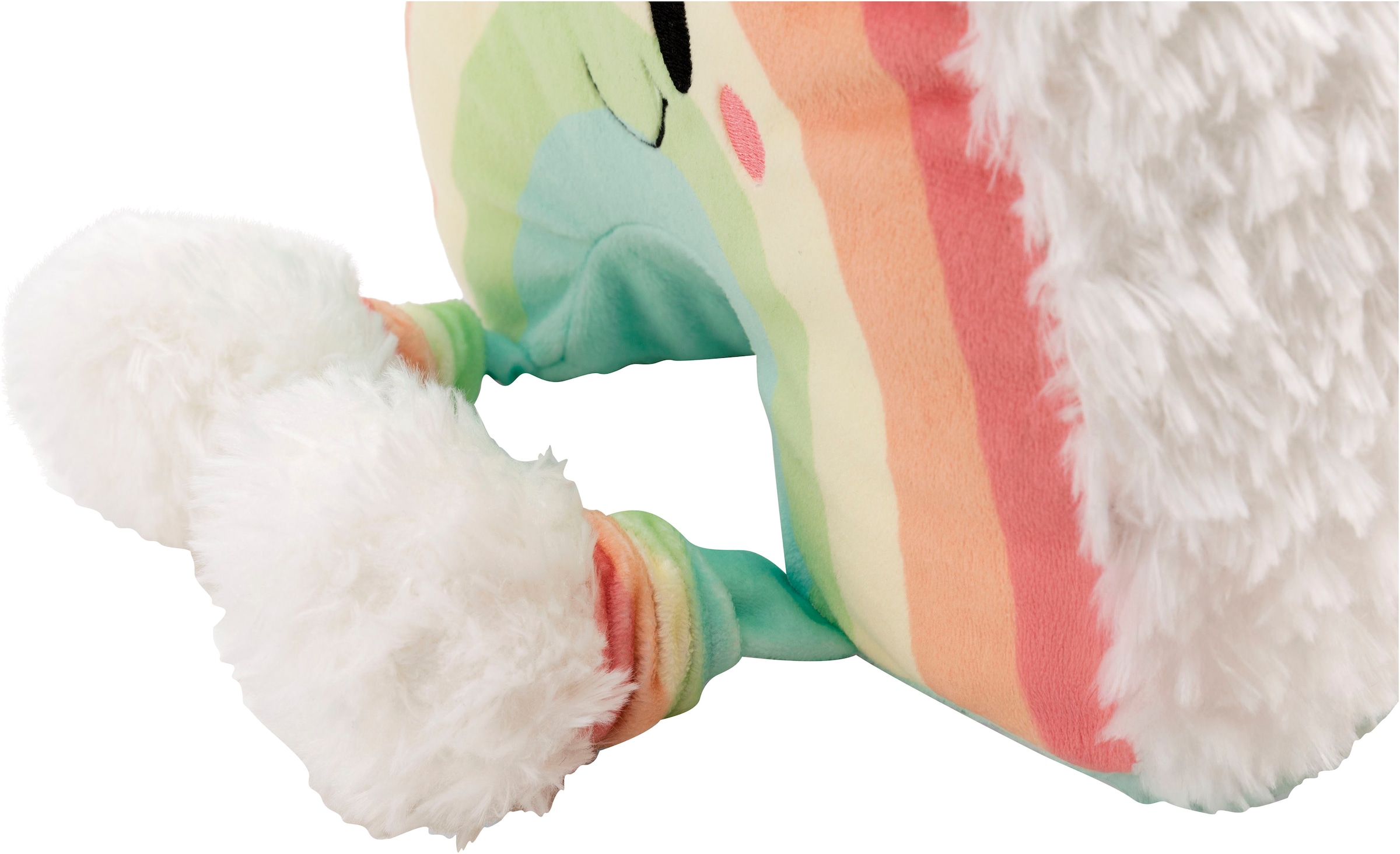 Nici Kuscheltier »Regenbogen Nibsi, 28 cm schlenkernd«, enthält recyceltes Material