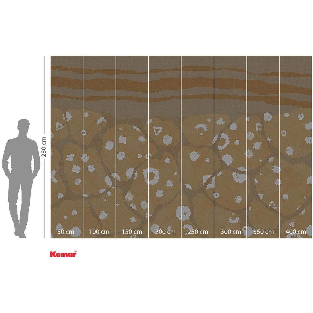 Komar Vliestapete »Subsoil«, 400x280 cm (Breite x Höhe)