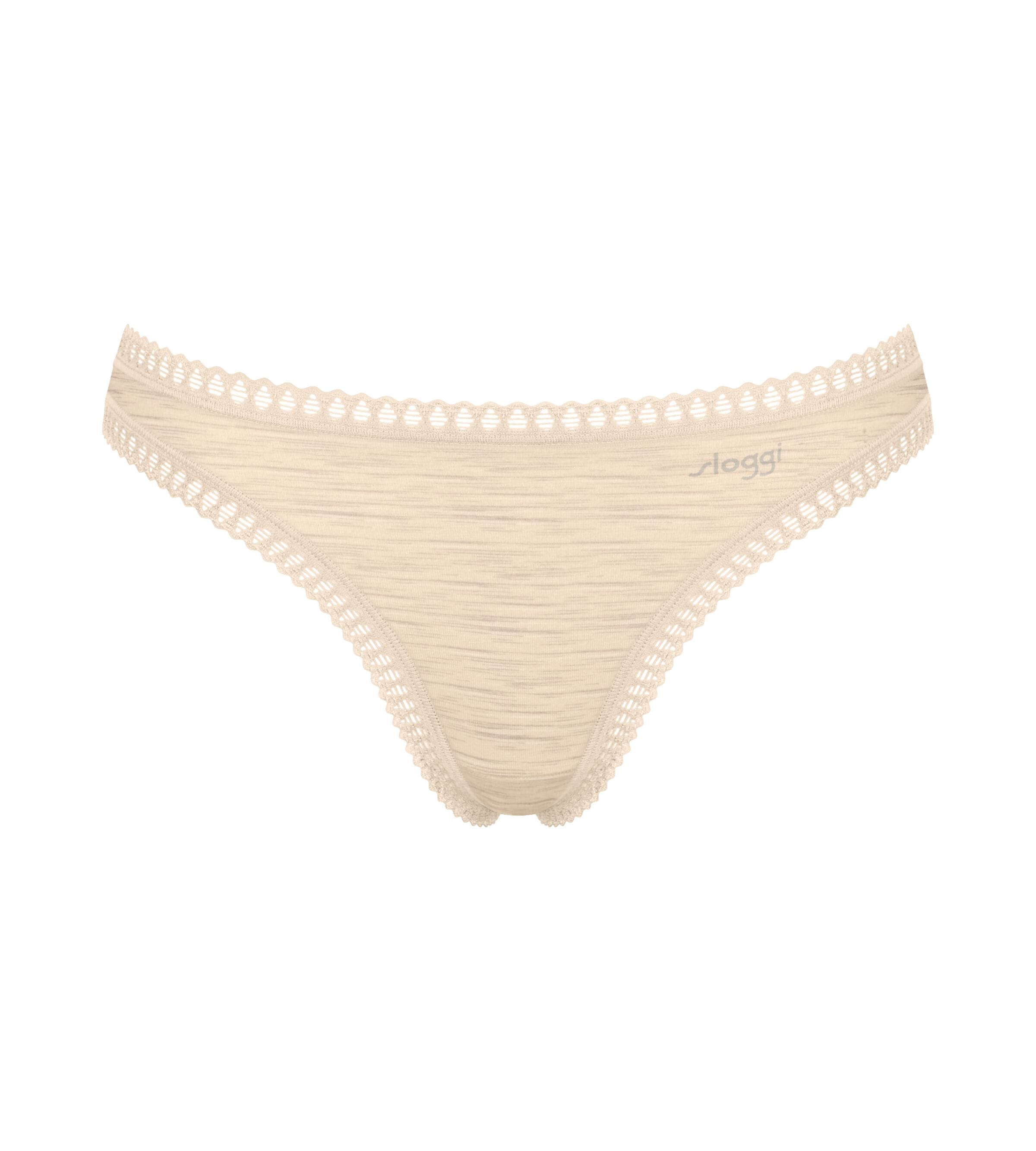 sloggi String »GO Crush« dehnbare Spitzendetails, Multipack, Cotton-Mix, bequem