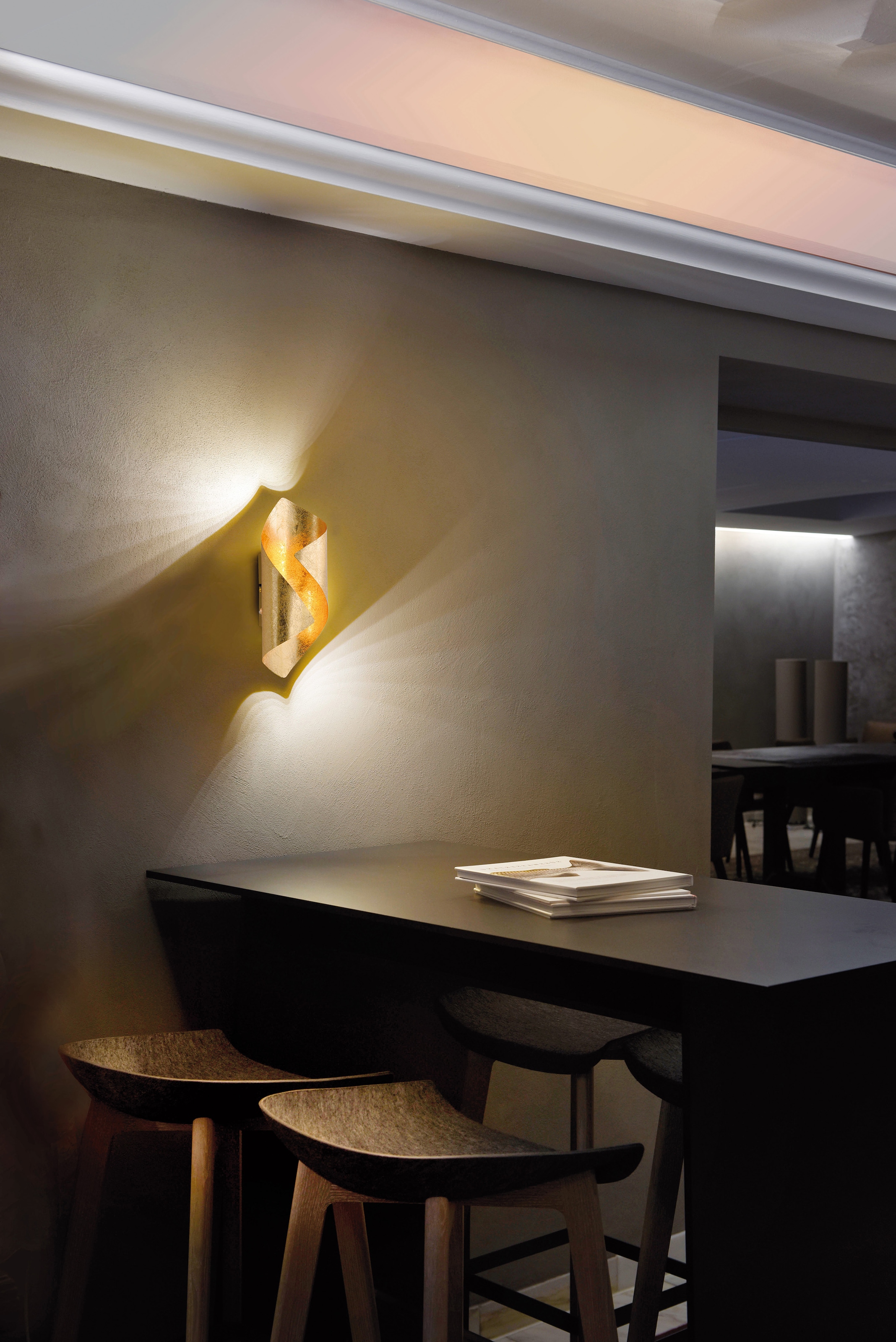 Paul Neuhaus LED Wandleuchte »Nevis«, 2 flammig-flammig, Wippschalter