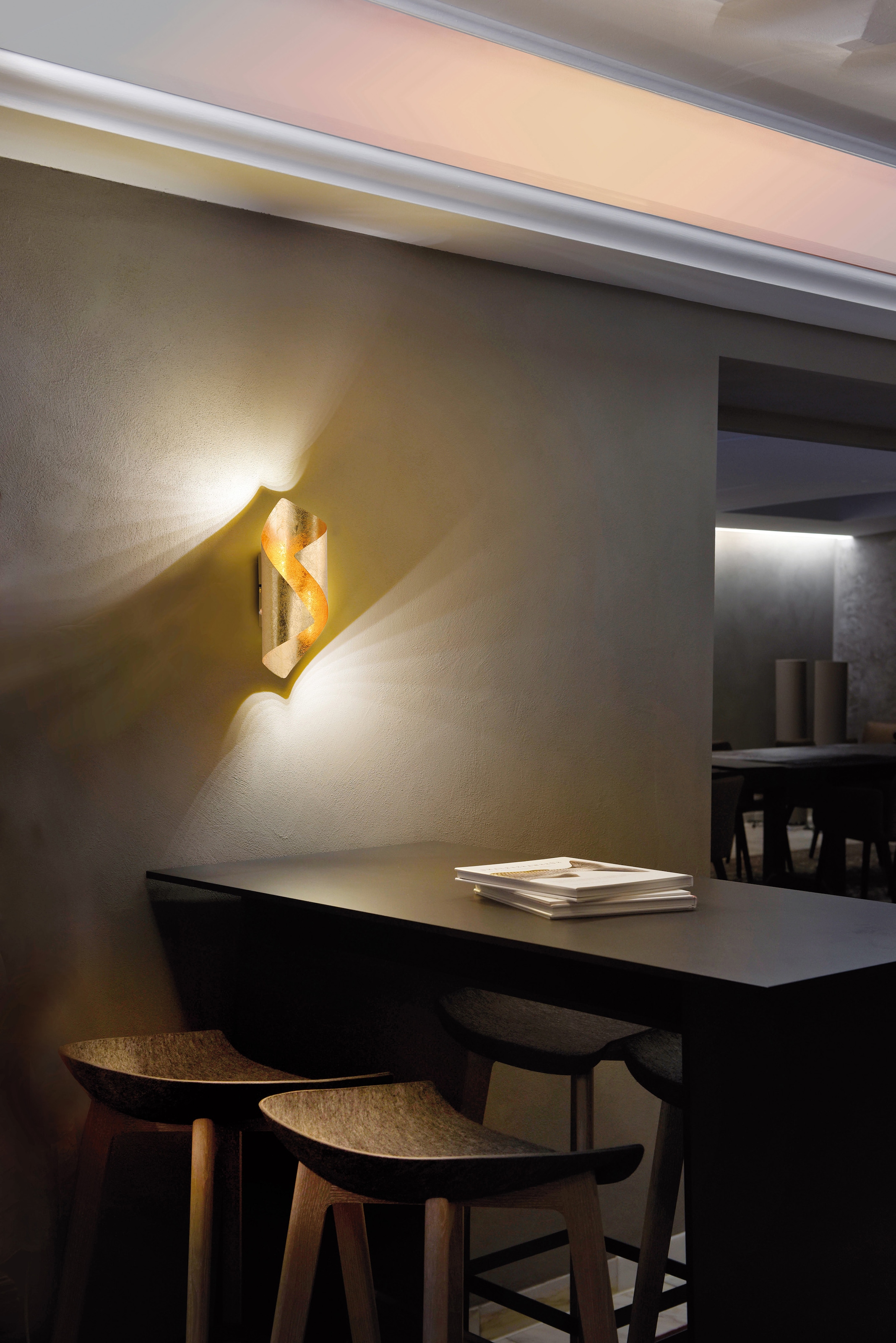 Paul Neuhaus Wandleuchte »Nevis«, 2 flammig, Leuchtmittel LED-Board | LED fest integriert, Wippschalter