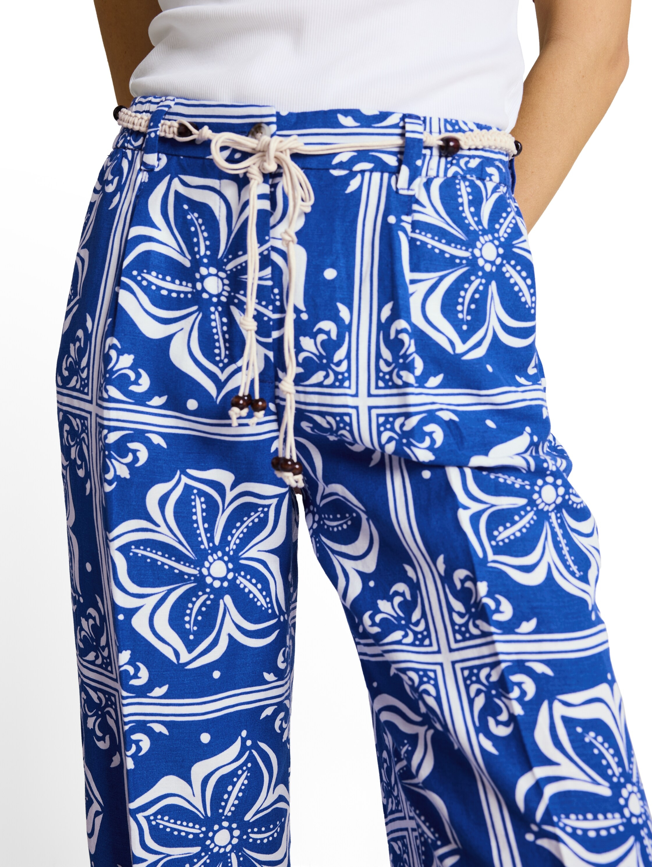 TOM TAILOR Stoffhose  mit All-Over Print