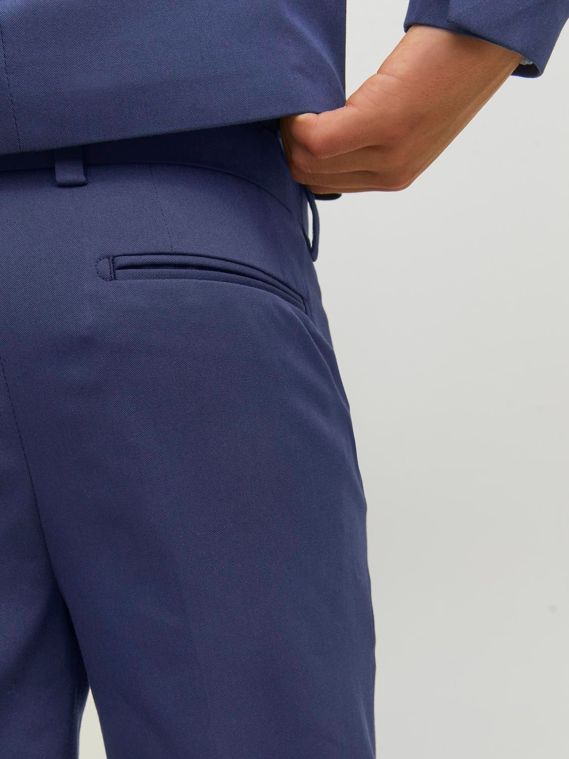 Jack & Jones Junior Anzughose »JPRSOLAR elastisch, pflegeleicht, komfortabel«, unifarben, modisch, slim fit, Web