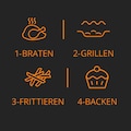Krups Küchenmaschinen Zubehör-Set »AJ1508 Extra Crisp-Deckel«