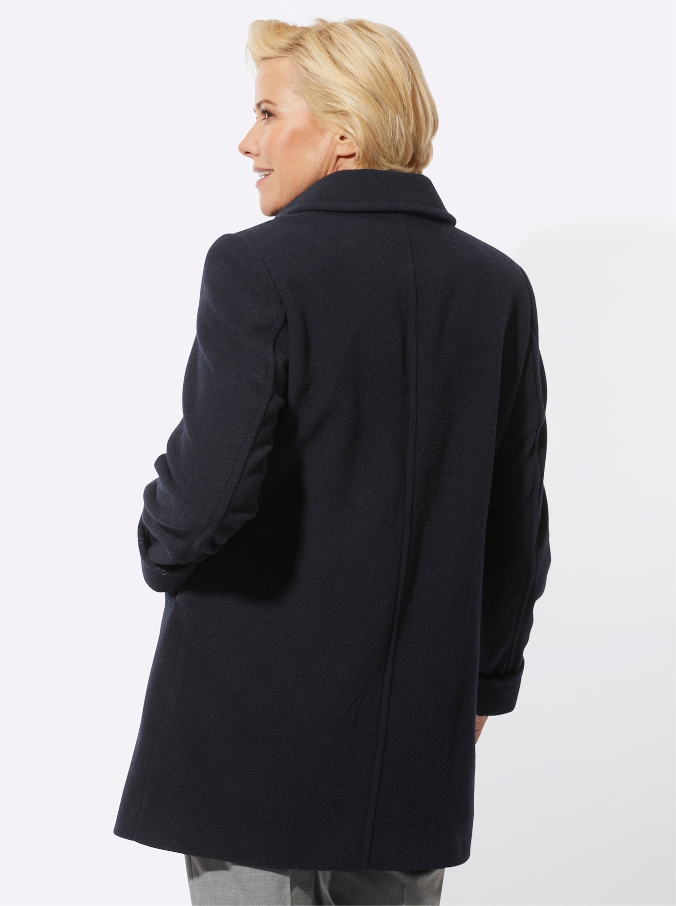 Classic Wolljacke ohne Kapuze