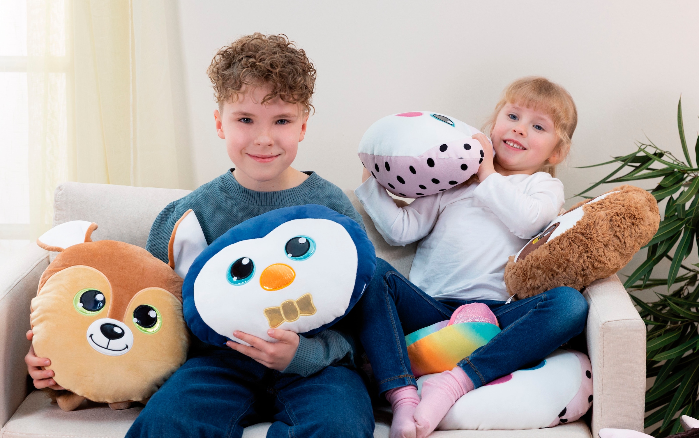 Nici Kuscheltier »Glubschis, Kissen Rehkitz Feena 32x32 cm figürlich«