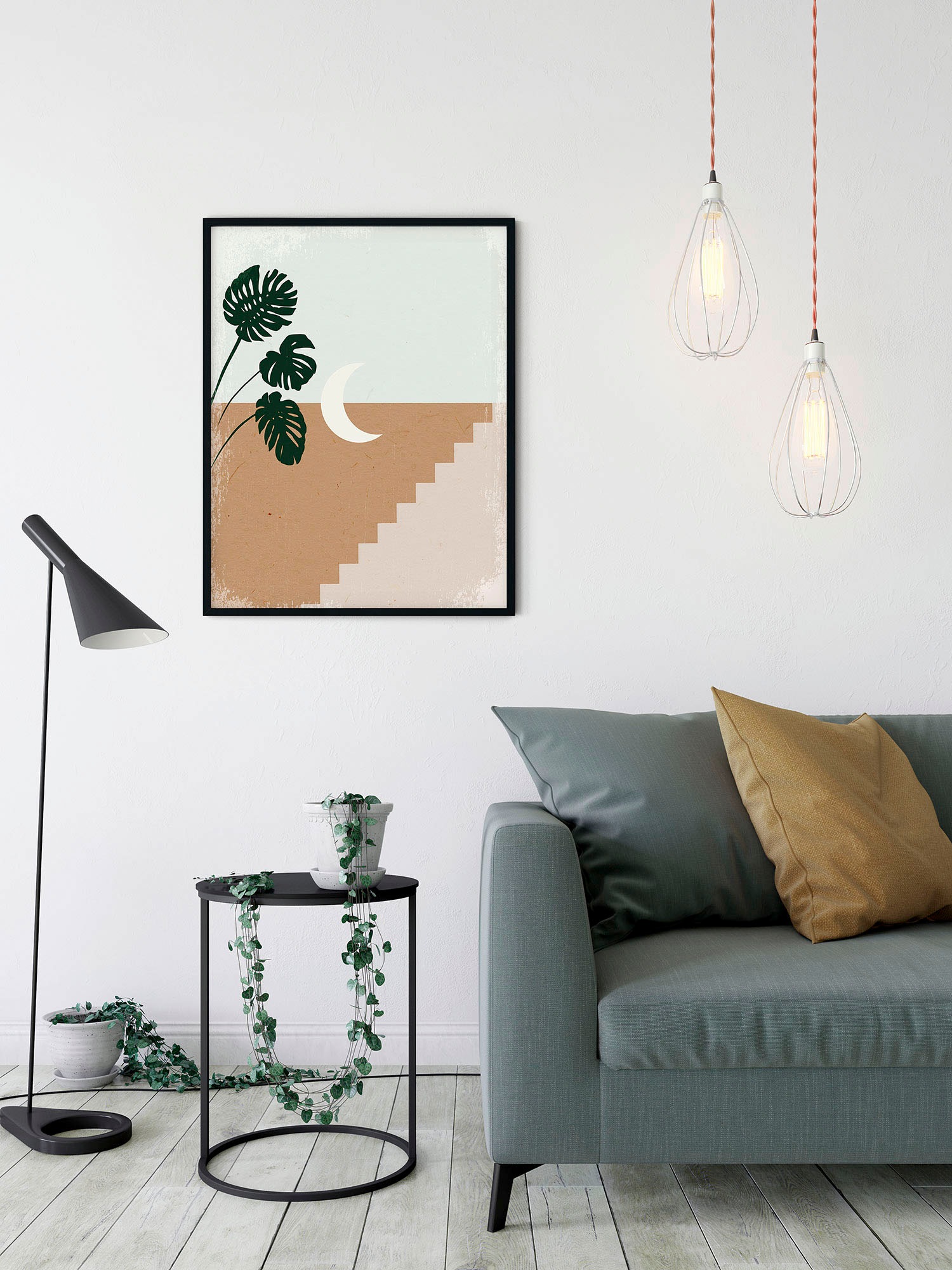 Komar Wandbild »Silence Crescent Moon«, (1 St.), Deutsches Premium-Poster Fotopapier mit seidenmatter Oberfläche und hoher Lichtbeständigkeit. Für fotorealistische Drucke mit gestochen scharfen Details und hervorragender Farbbrillanz.