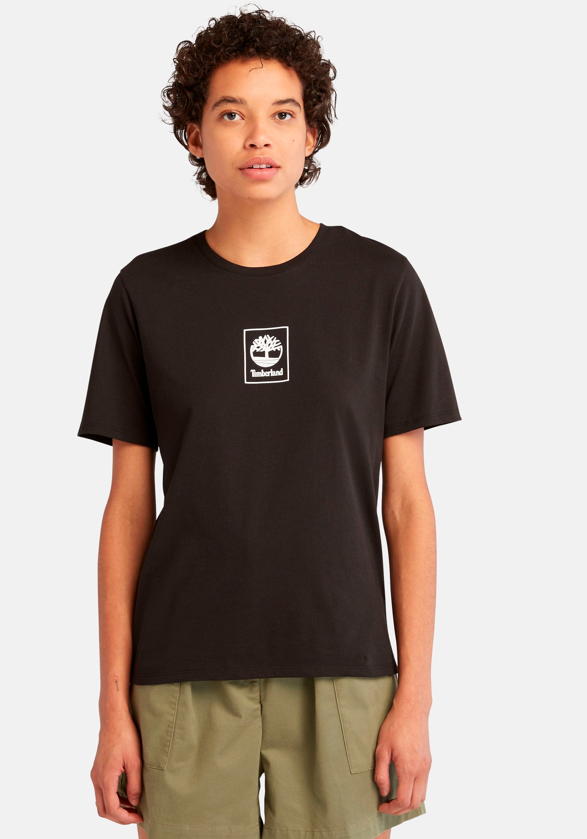 LOGO REGULAR TEE«, ♕ T-Shirt bei »STACK Logodruck Timberland mit