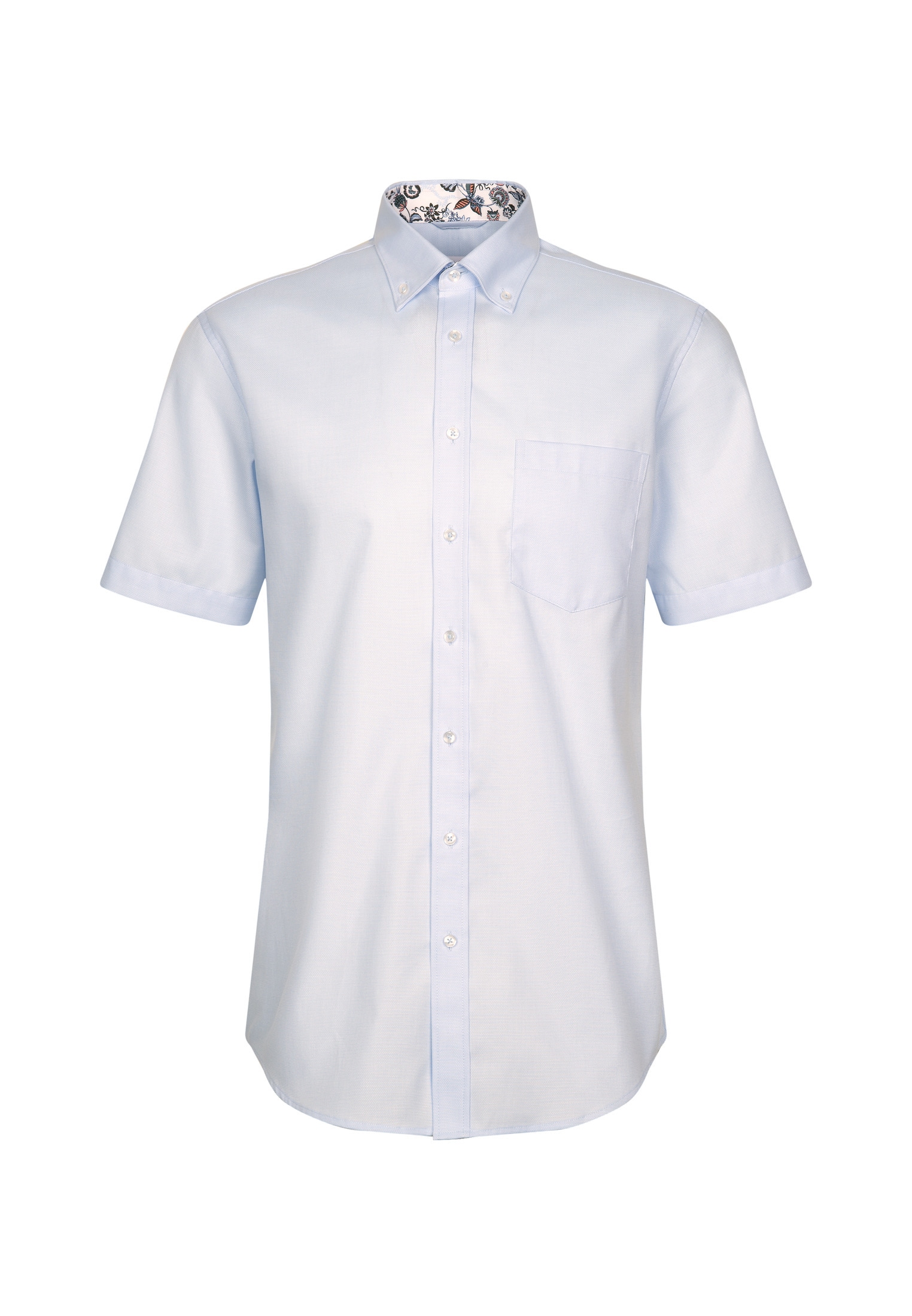 seidensticker Businesshemd »Regular« Regular 1/2 Button-Down-Kragen Struktur