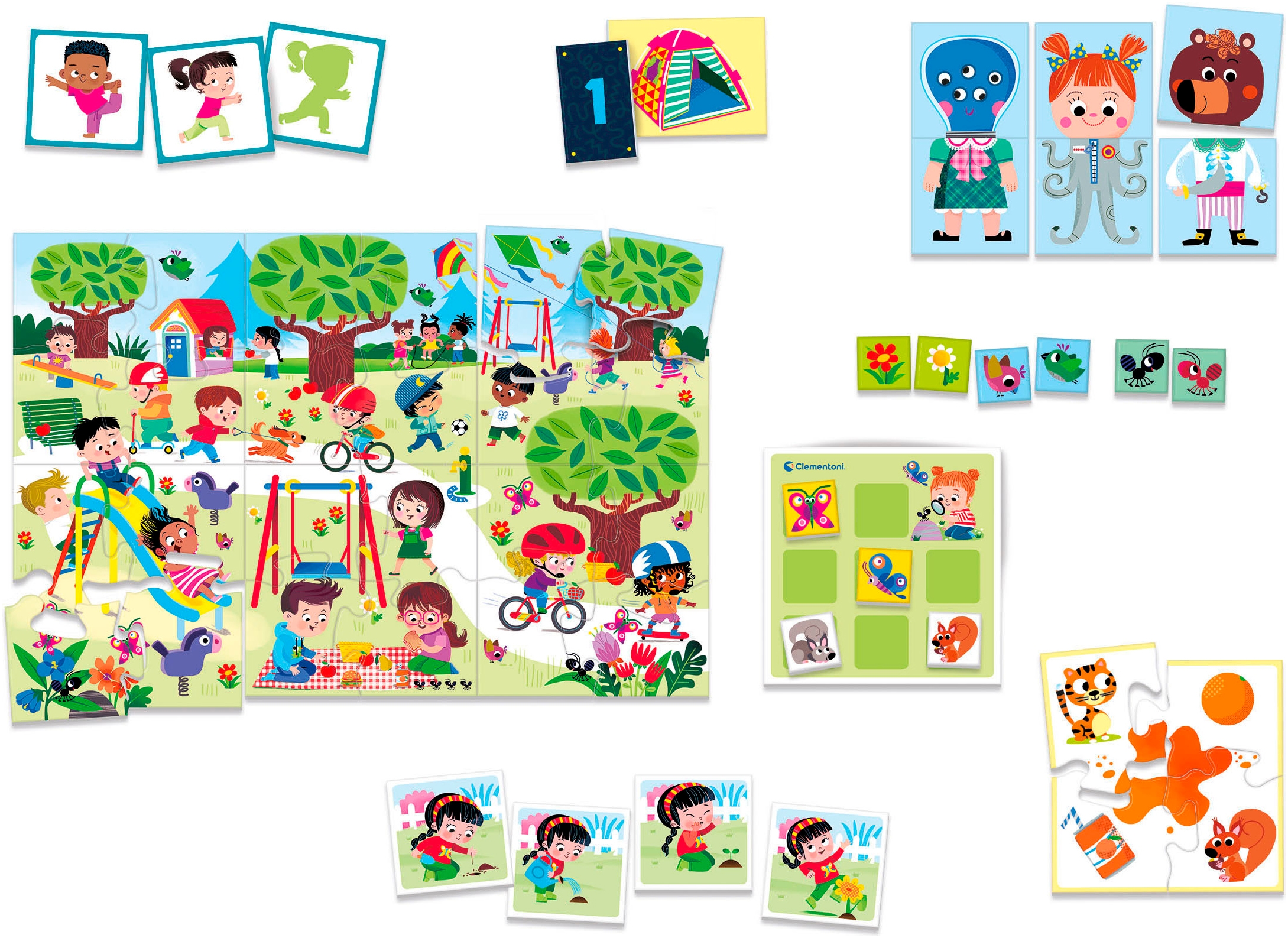 Clementoni® Spiel »Education, Lernspiel 8 in 1« Made in Europe