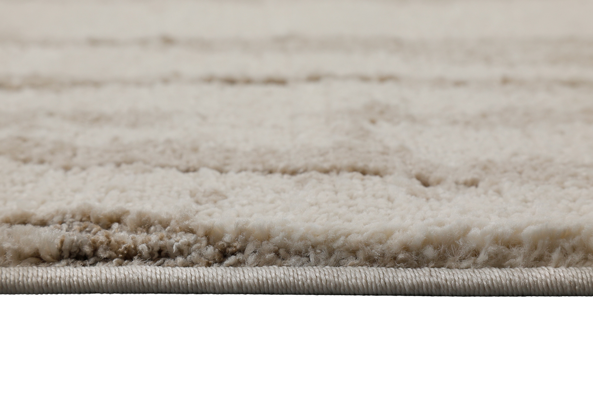 Wecon home Teppich »Fynn«, rechteckig, 18 mm Höhe, Gewebt, Hoch-Tief, pflegeleicht, Natur-Design, Scandi, Wohnzimmer