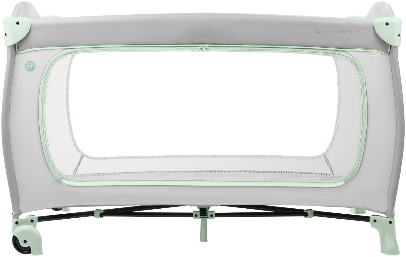 Hauck Baby-Reisebett »Sleep N Play Go Plus, Dusty Mint«, mit integrierten Rädern; Vorderausstieg