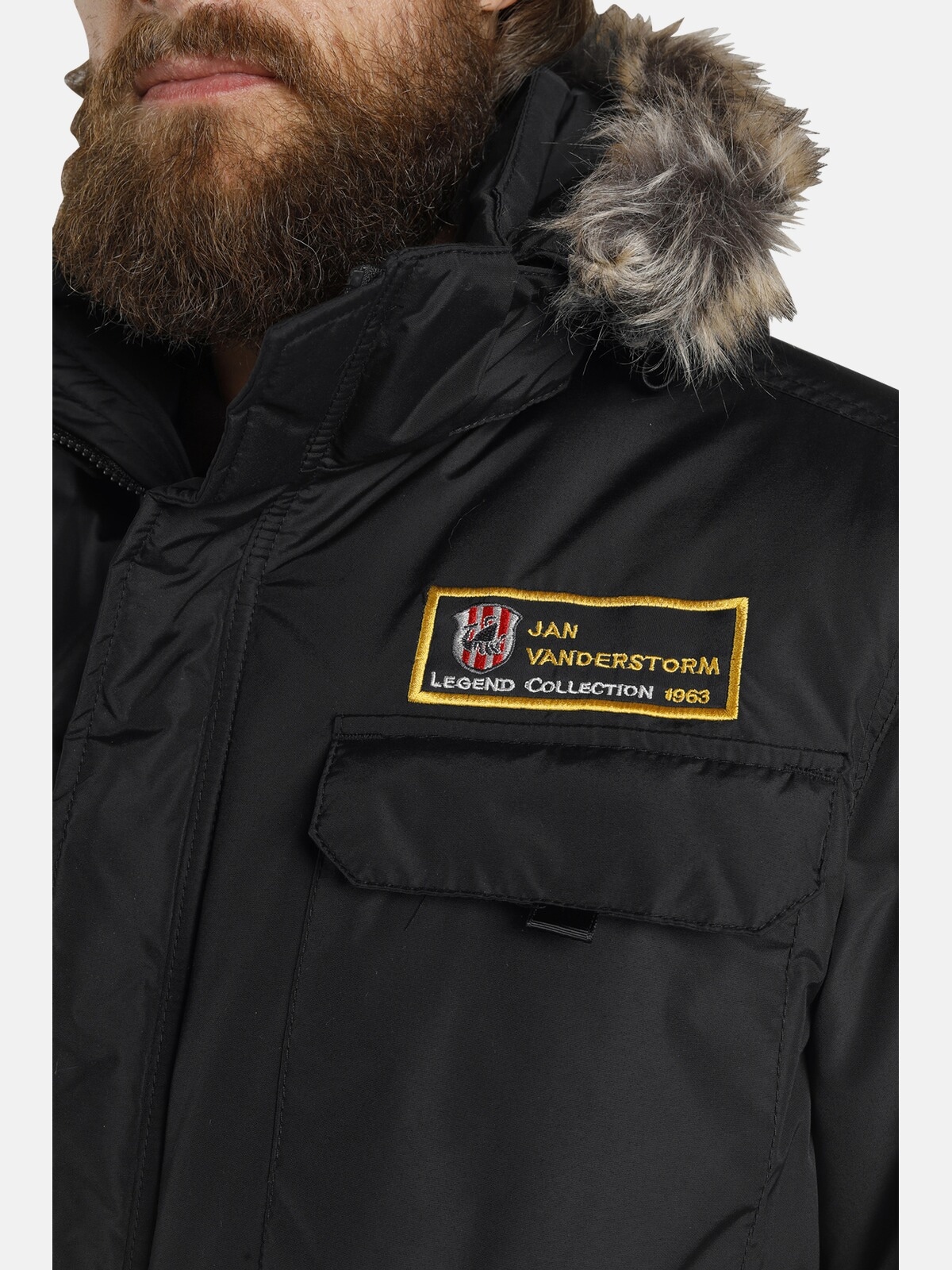 Jan Vanderstorm Winterjacke »Outdoorjacke AJAN«, (1 St.), ist wetterfest und funktional