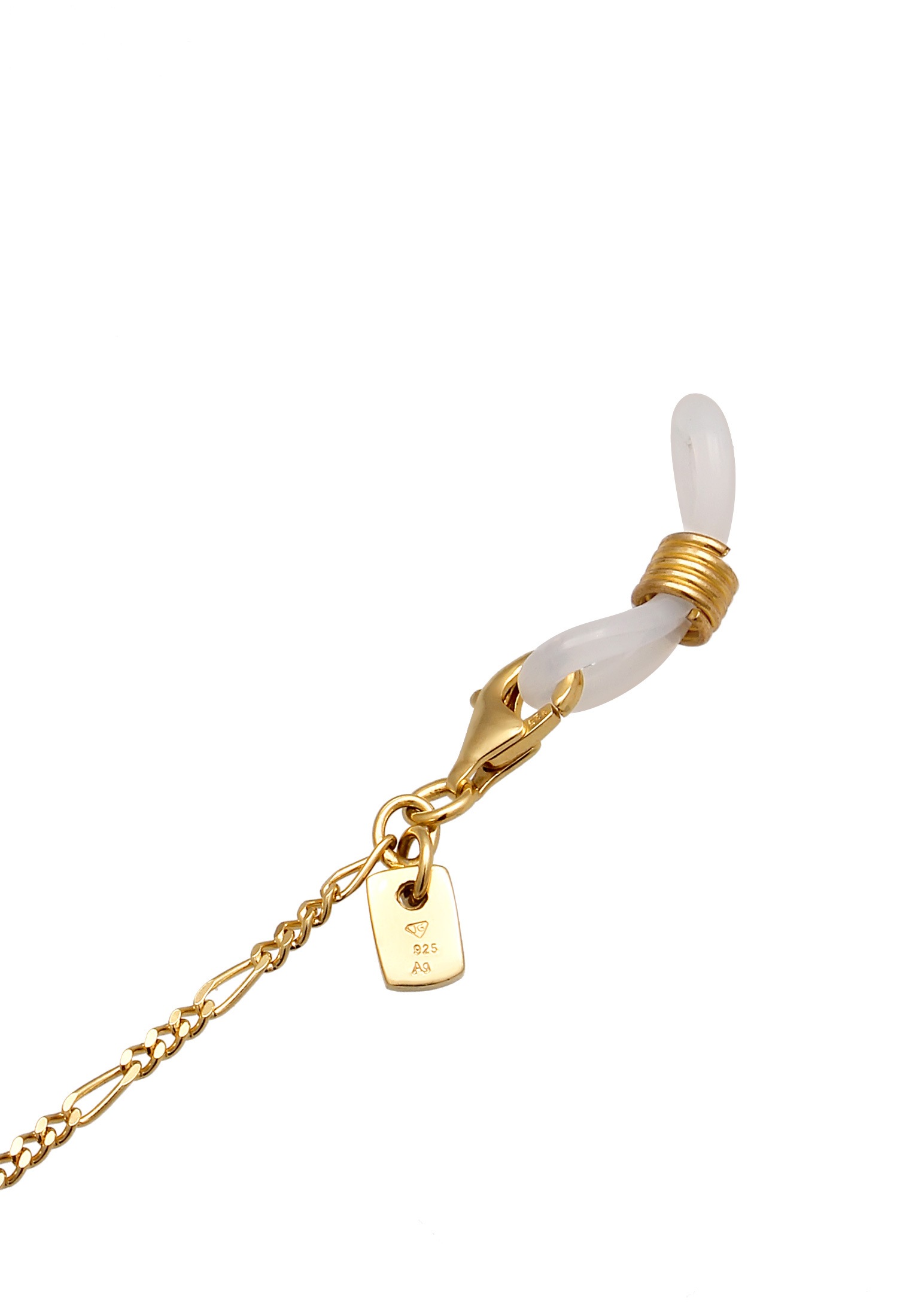 Kuzzoi Schmuckset »Schmuckzubehör Brillenkette Figaro Gliederkette 925 Sterling Silber«