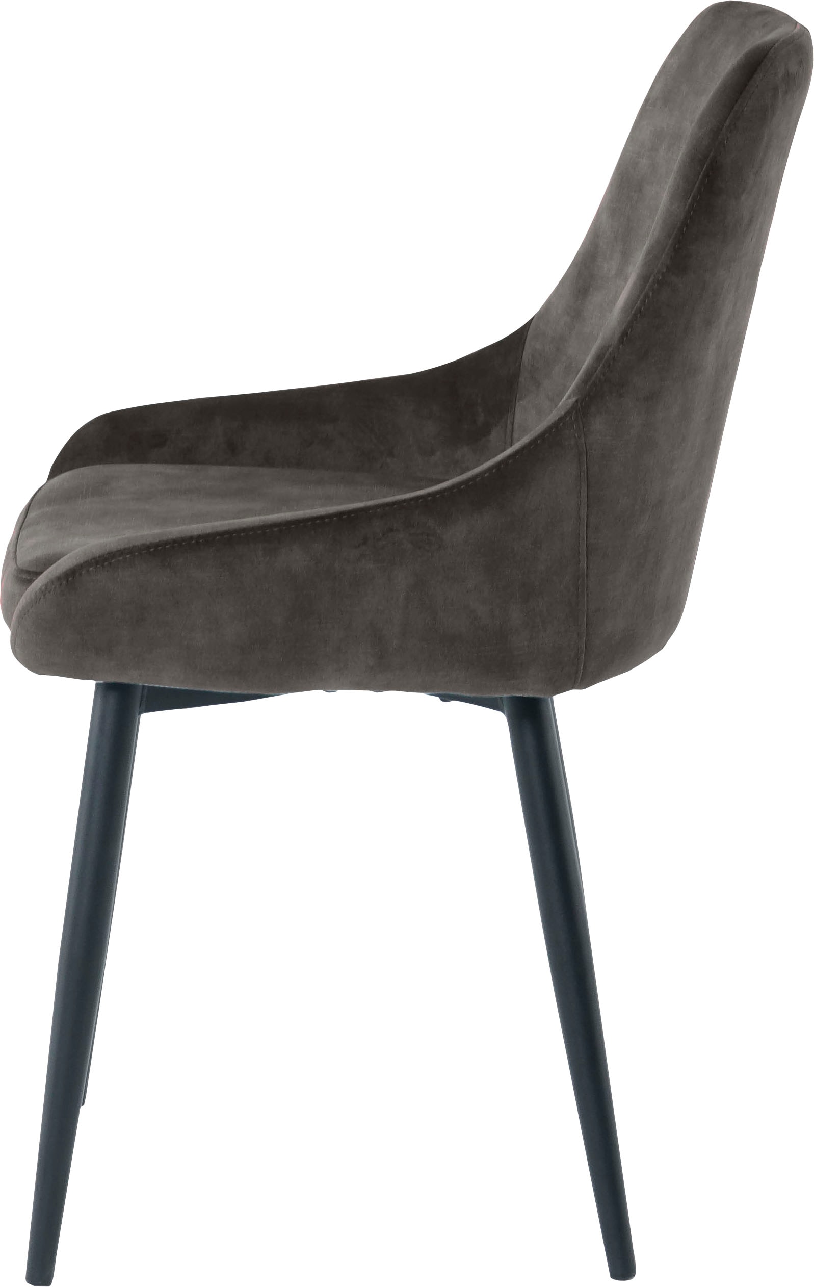 SIT Polsterstuhl (Set) 2 Stk.glamouröser Bezug in Samtoptik