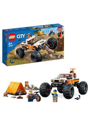 LEGO® Konstruktionsspielsteine »Offroad Abenteuer (60387), LEGO® City«, (252 St.),... kaufen