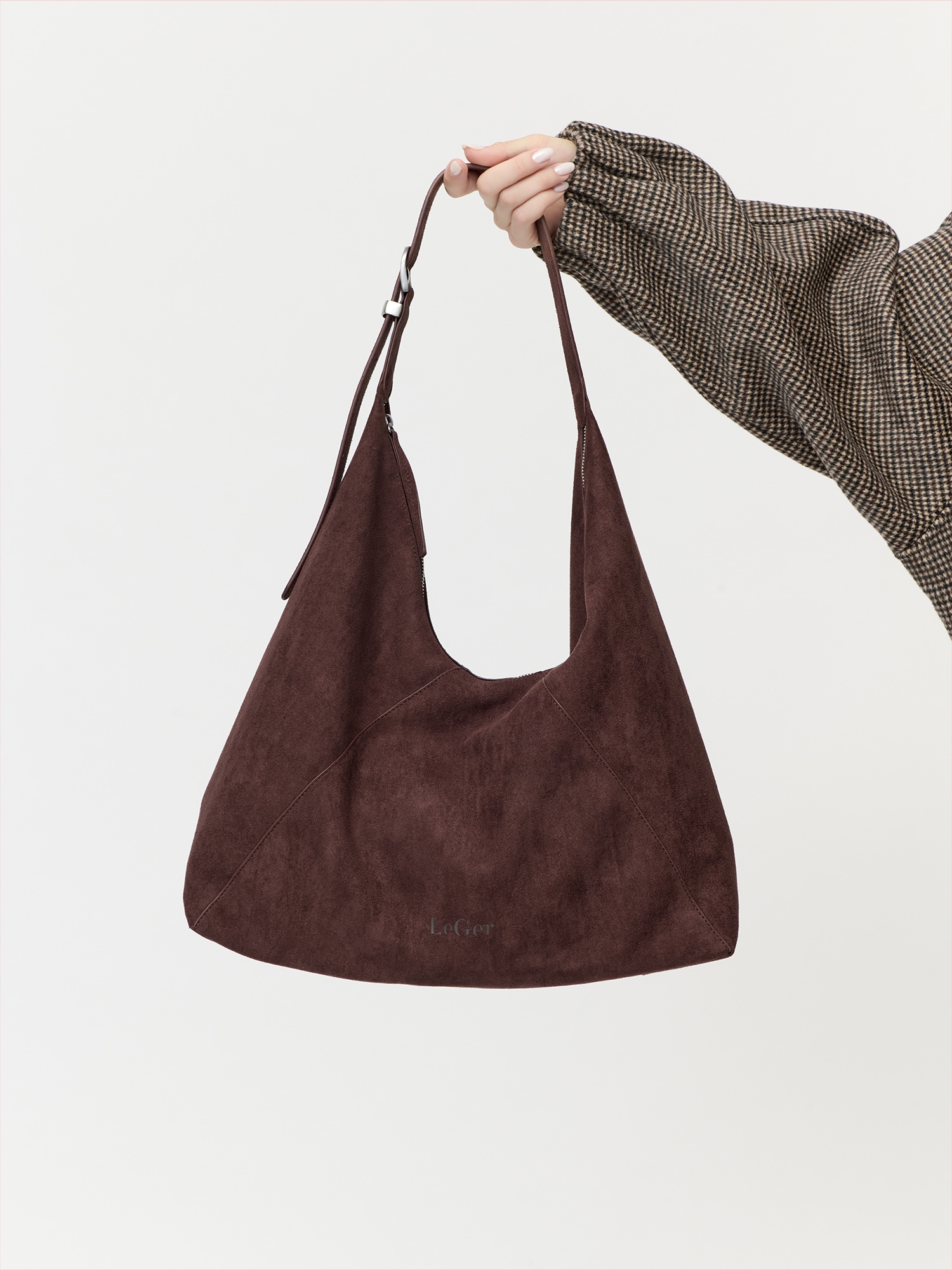 LeGer Hobo »Celia« Damen Tragetasche mit Steppnaht