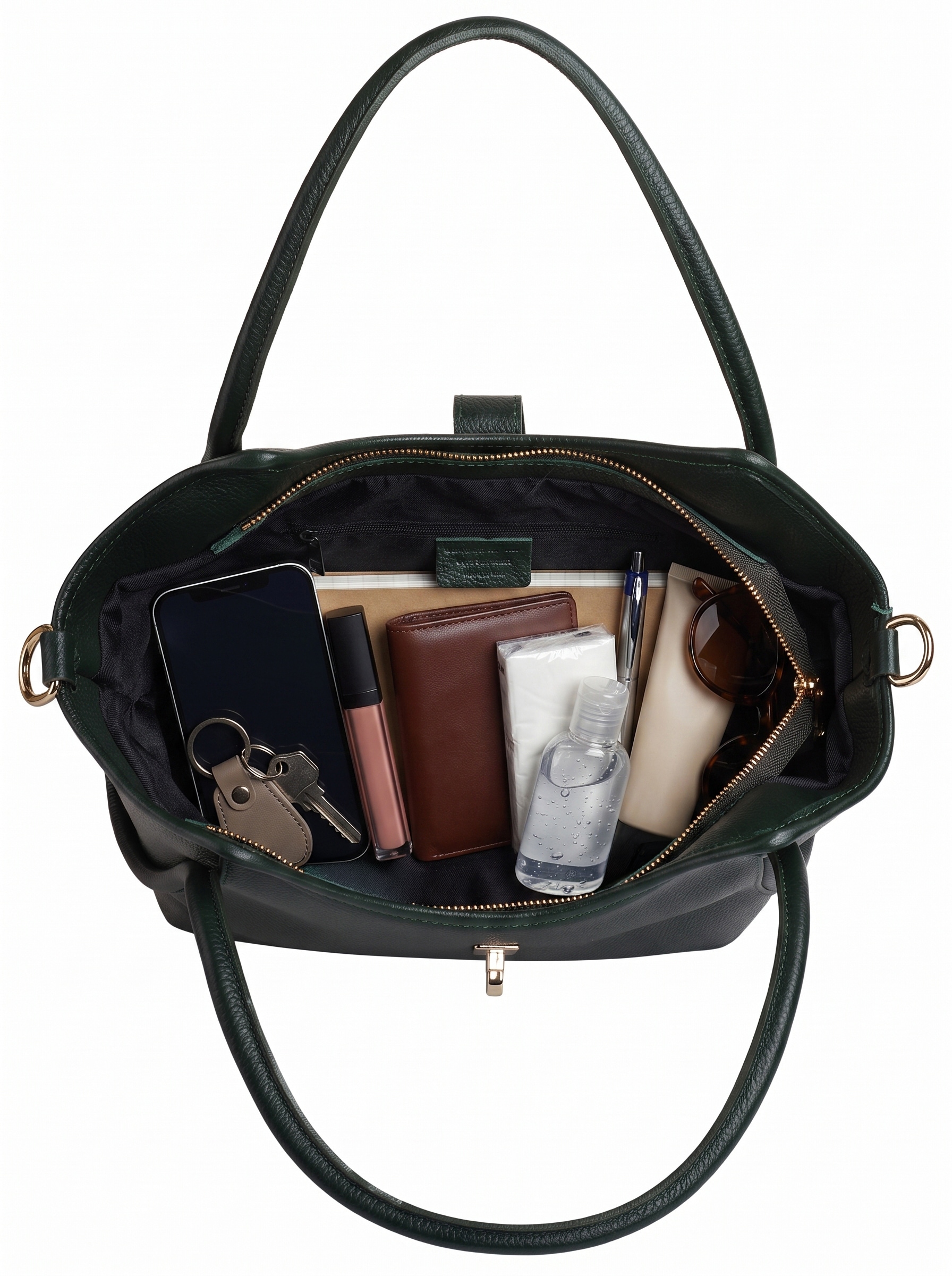 forty° Shopper »FORTY° Damen CALDRINA - L echt Leder, Made in Italy« echt Leder, Made in Italy