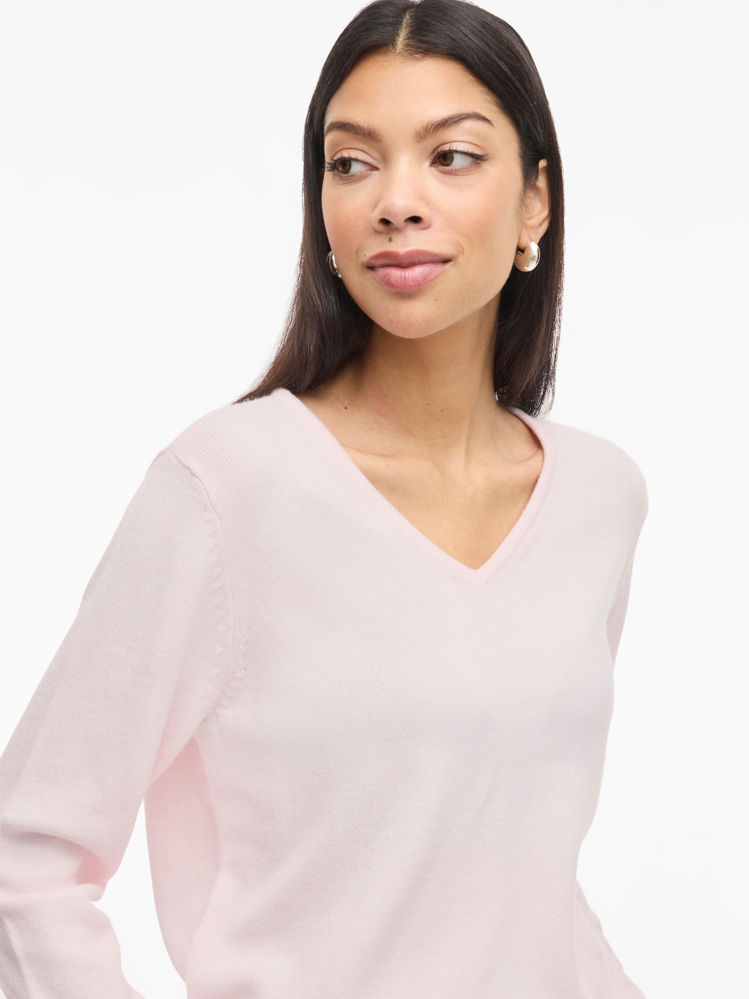 Vila V-Ausschnitt-Pullover »VIRIL V-NECK L/S  KNIT TOP - NOOS«