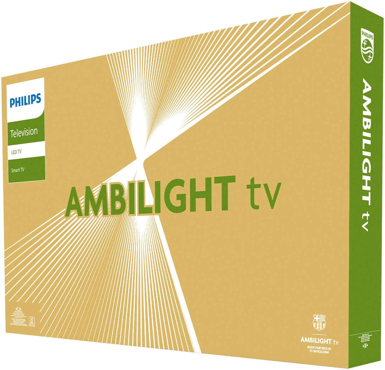 Philips LED-Fernseher, 164 cm/65 Zoll, 4K Ultra HD, Smart-TV, WLAN, Dolby Atmos Sound, Ambilight (3-seitig)