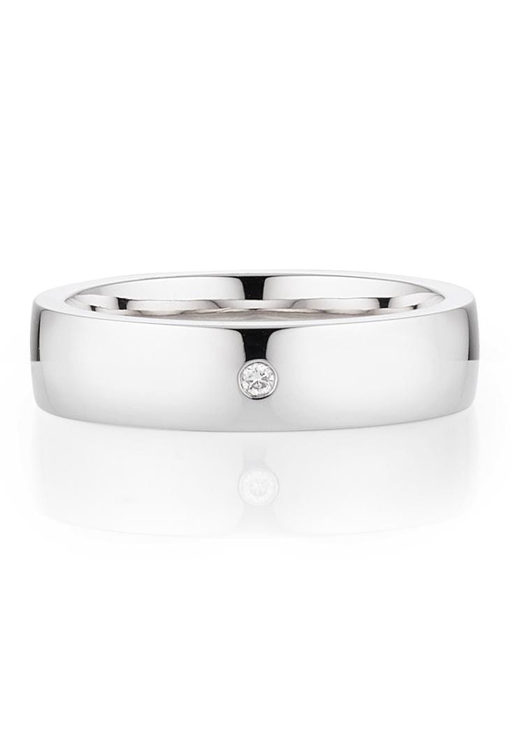 Bruno Banani Trauring »Schmuck Geschenk Ehering Hochzeit Damenring Herrenring«, wahlweise mit oder ohne Brillant, Made in Germany