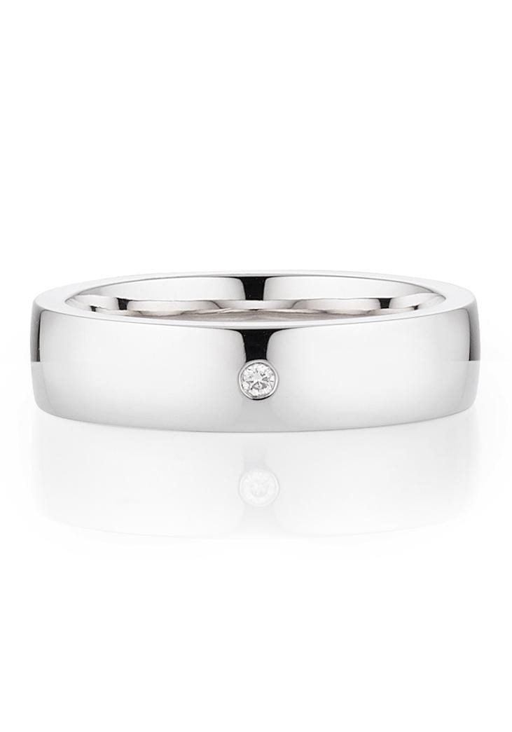 Bruno Banani Trauring »Schmuck Geschenk, Ehering Hochzeit Damenring Herrenring«, wahlweise mit oder ohne Brillant, Made in Germany