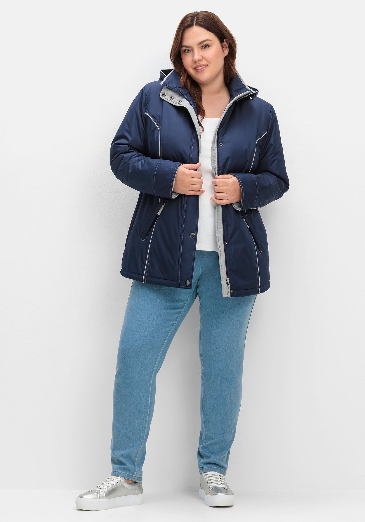 Sheego Outdoorjacke »Funktionsjacke wärmend, wind- und wasserabweisend«