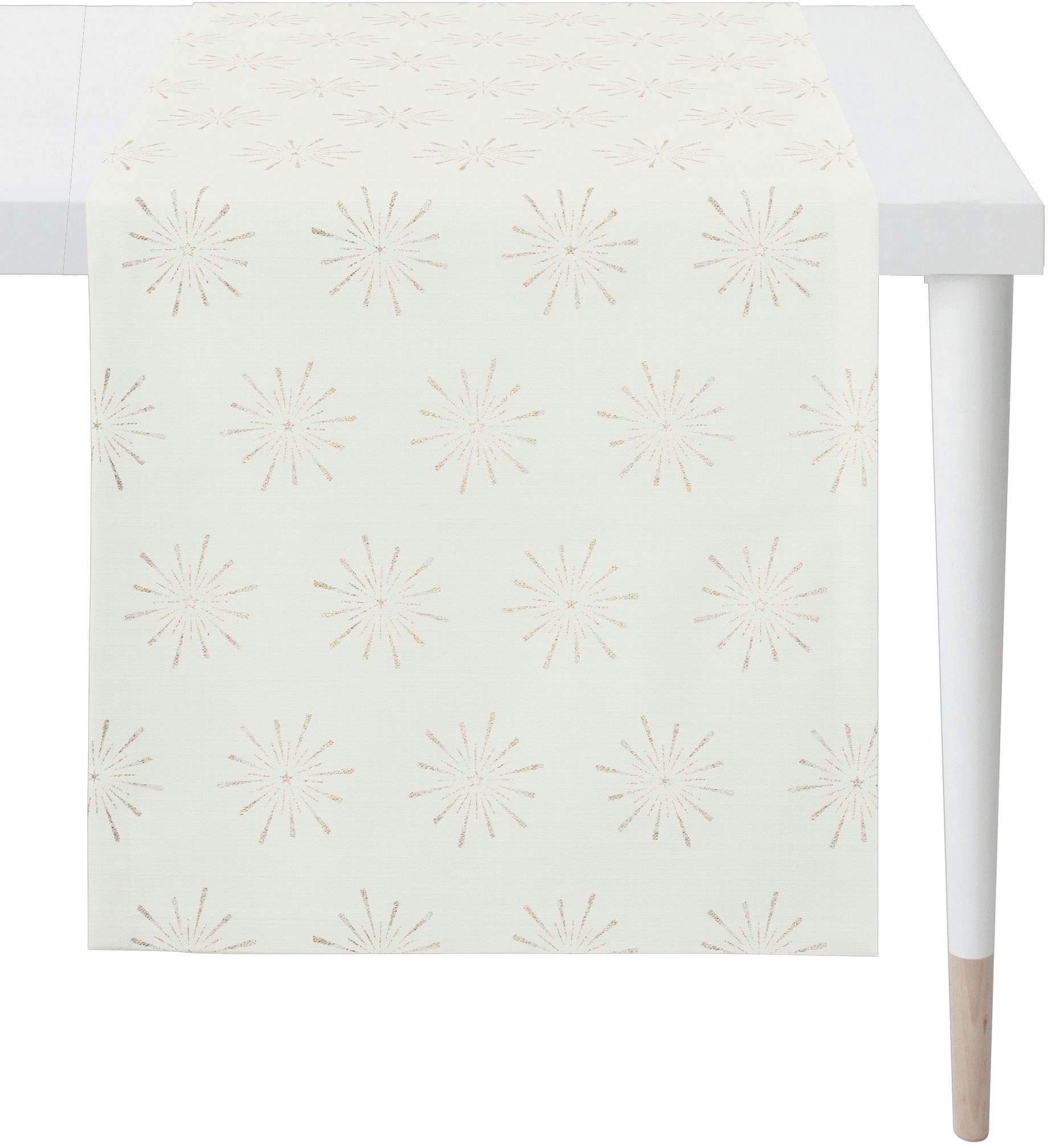 APELT Tischläufer »6302 CHRISTMAS GLAM, Weihnachtsdeko, Weihnachten« Lurex-Jacquardgewebe