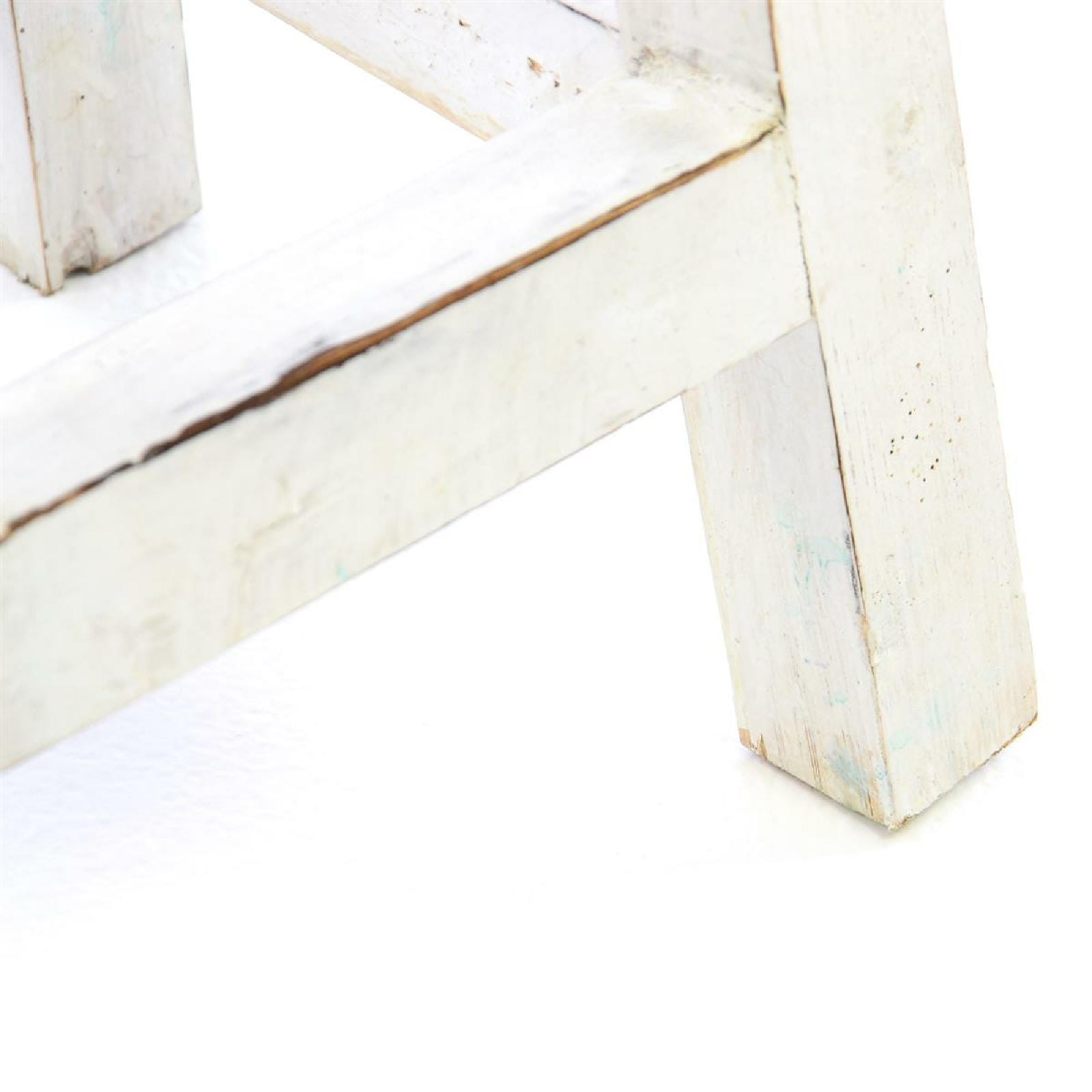 VCM Gartenstuhl »Vintage Hocker weiß«