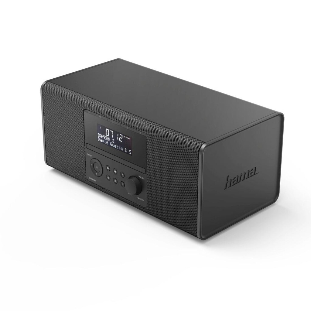 Hama Digitalradio (DAB+) »DAB Digitalradio mit CD-Laufwerk, FM/Bluetooth/USB/Stereo DR1550CBT«, (Digitalradio (DAB+)-FM-Tuner 6 W)