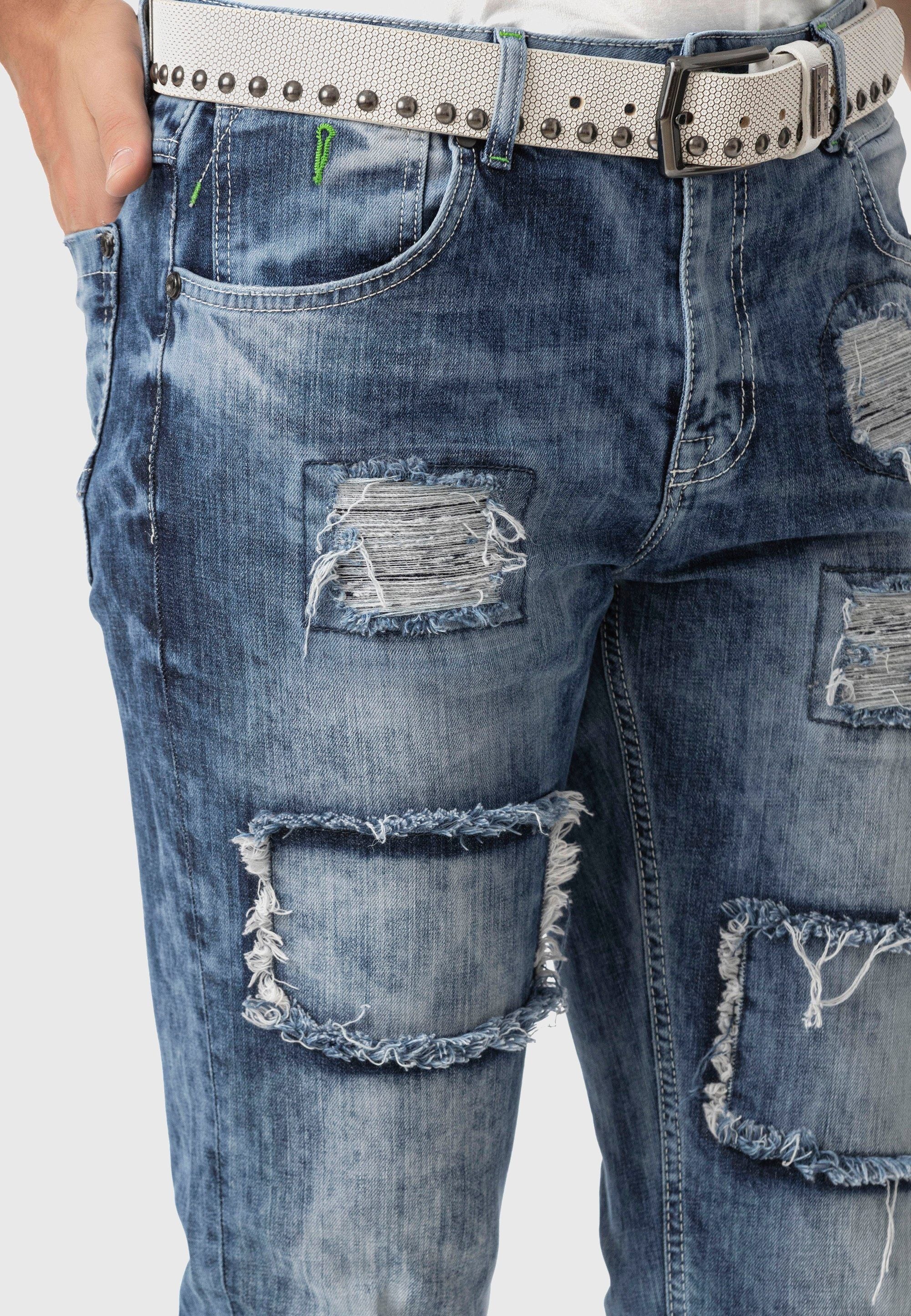 Cipo & Baxx 5-Pocket-Jeans »Cipo & Baxx Jeans« im Used-Look