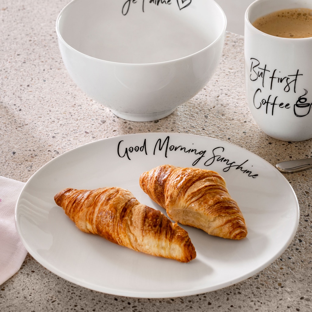 Villeroy & Boch Frühstücksteller »Frühstücksteller Sunshine Statement ø 21,2 cm weiß«