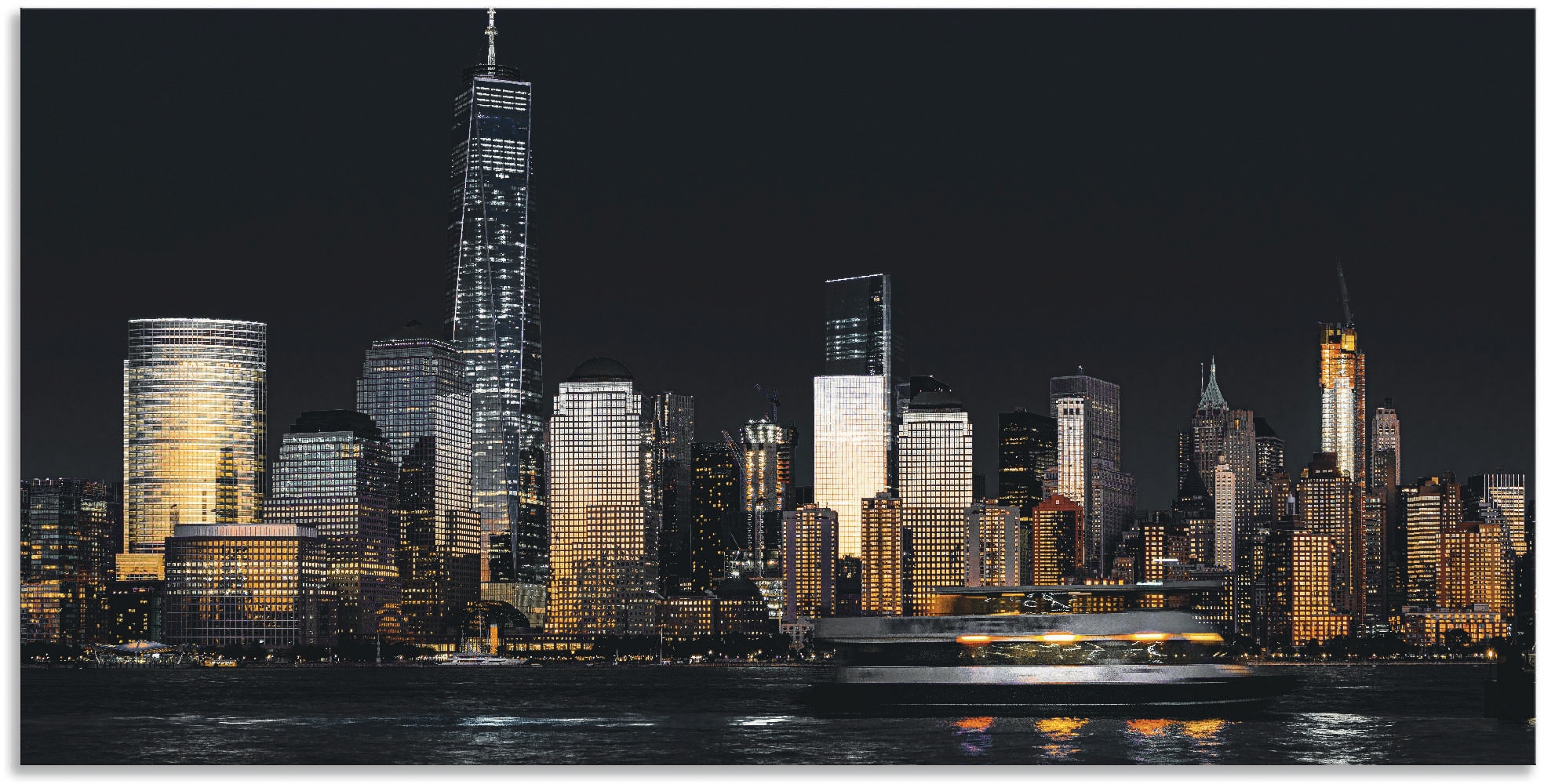Artland Wandbild »New York Financial Distrikt«, New York, (1 St.), als  Alubild, Outdoorbild, Leinwandbild in verschied. Größen auf Rechnung kaufen