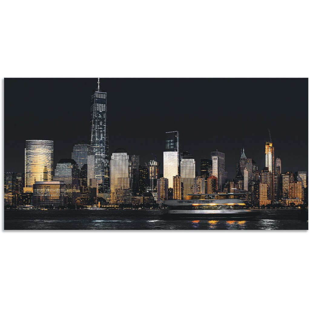 Artland Wandbild »New York Financial Distrikt«, New York, (1 St.)