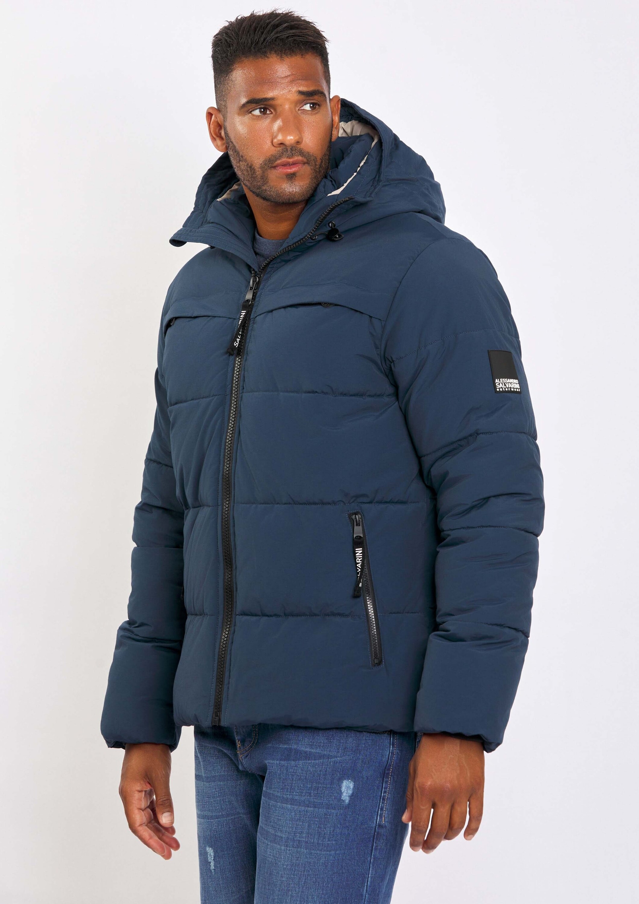 Alessandro Salvarini Winterjacke »A. Salvarini Herren Winter Steppjacke AS334«