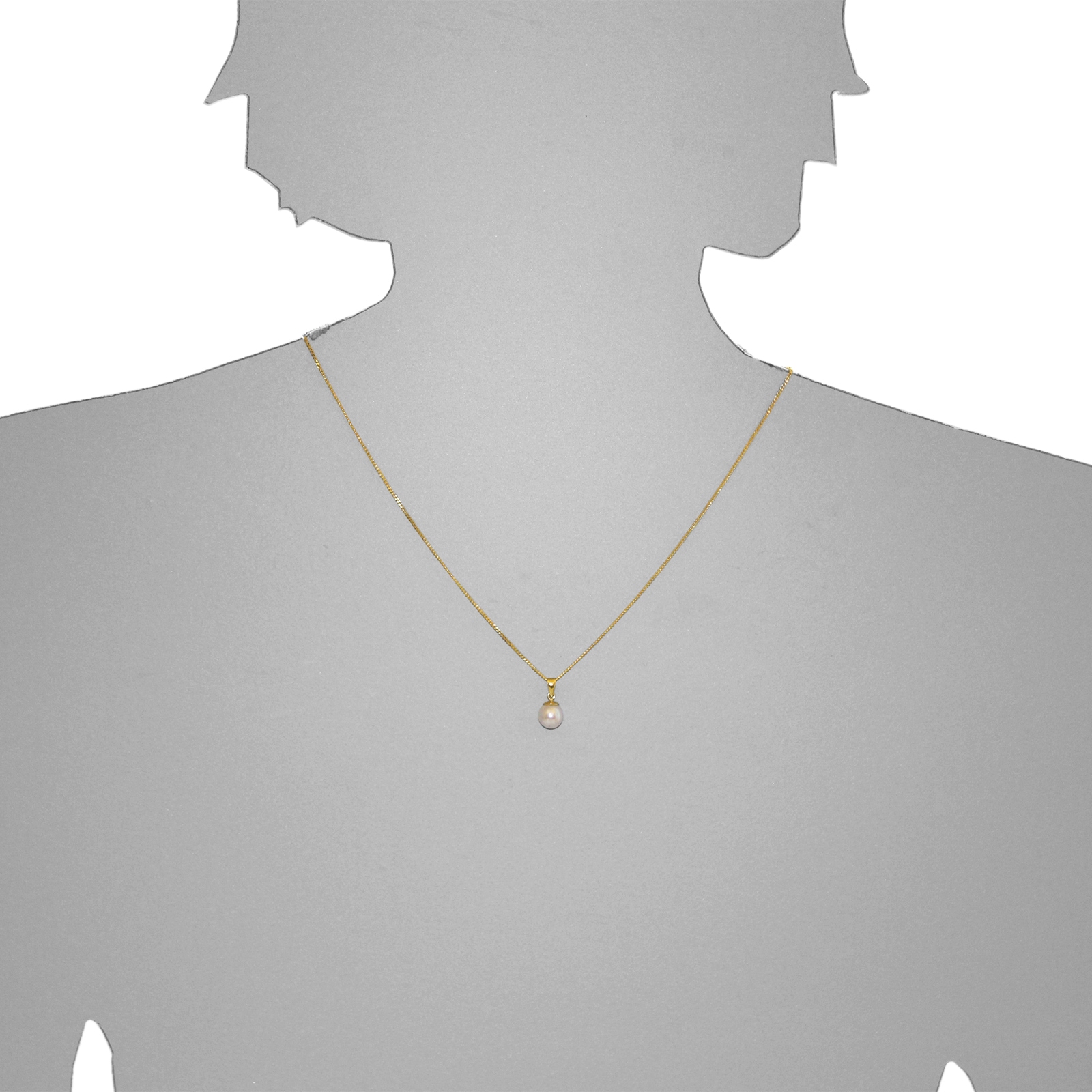 OSTSEE-SCHMUCK Kette mit Anhänger »- Ingrid 7 - Gold 585/000 - Zuchtperle«