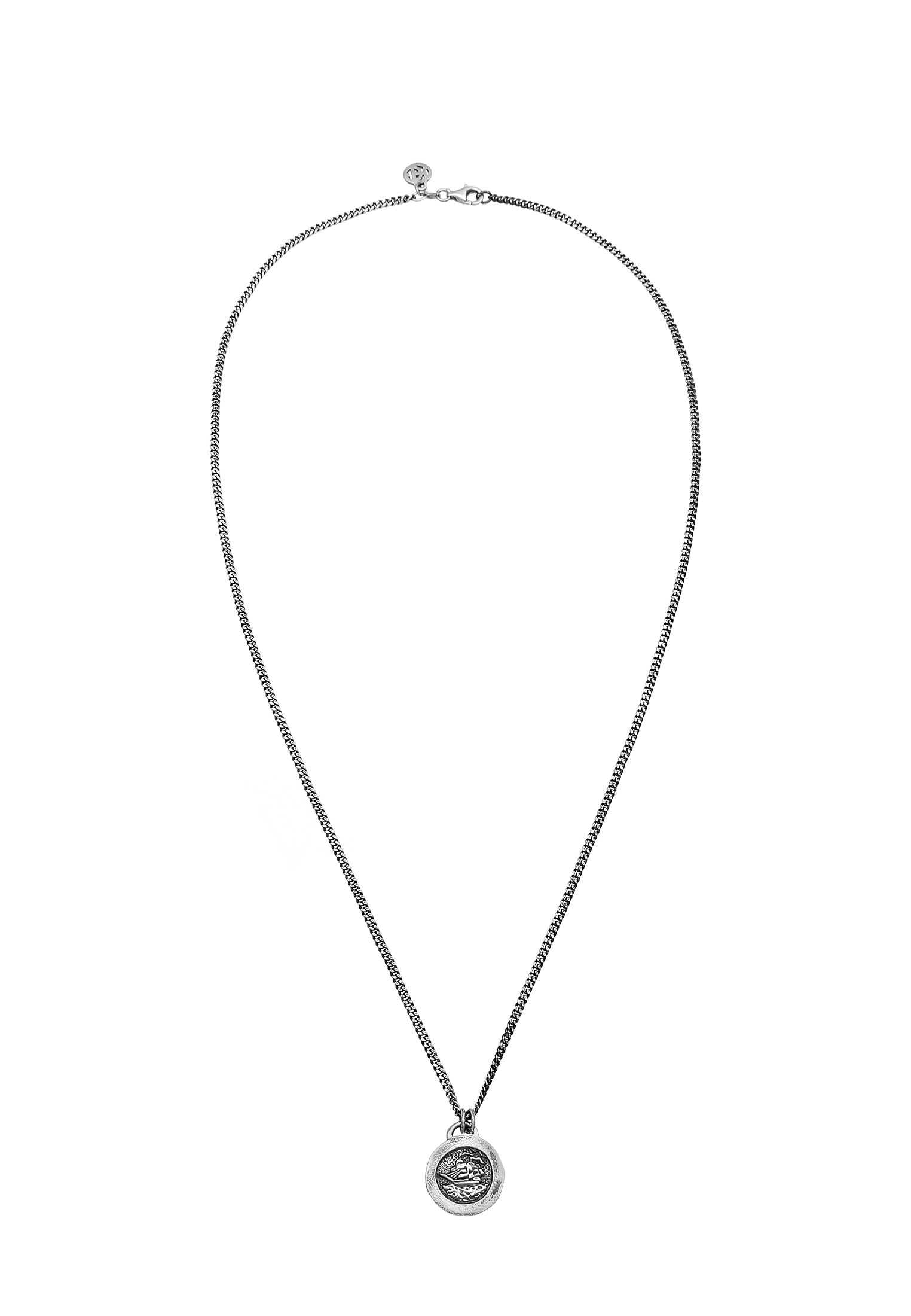 HAZE & GLORY Silberkette »Halskette Münze - Fair Wind Maritim 925 Silber«