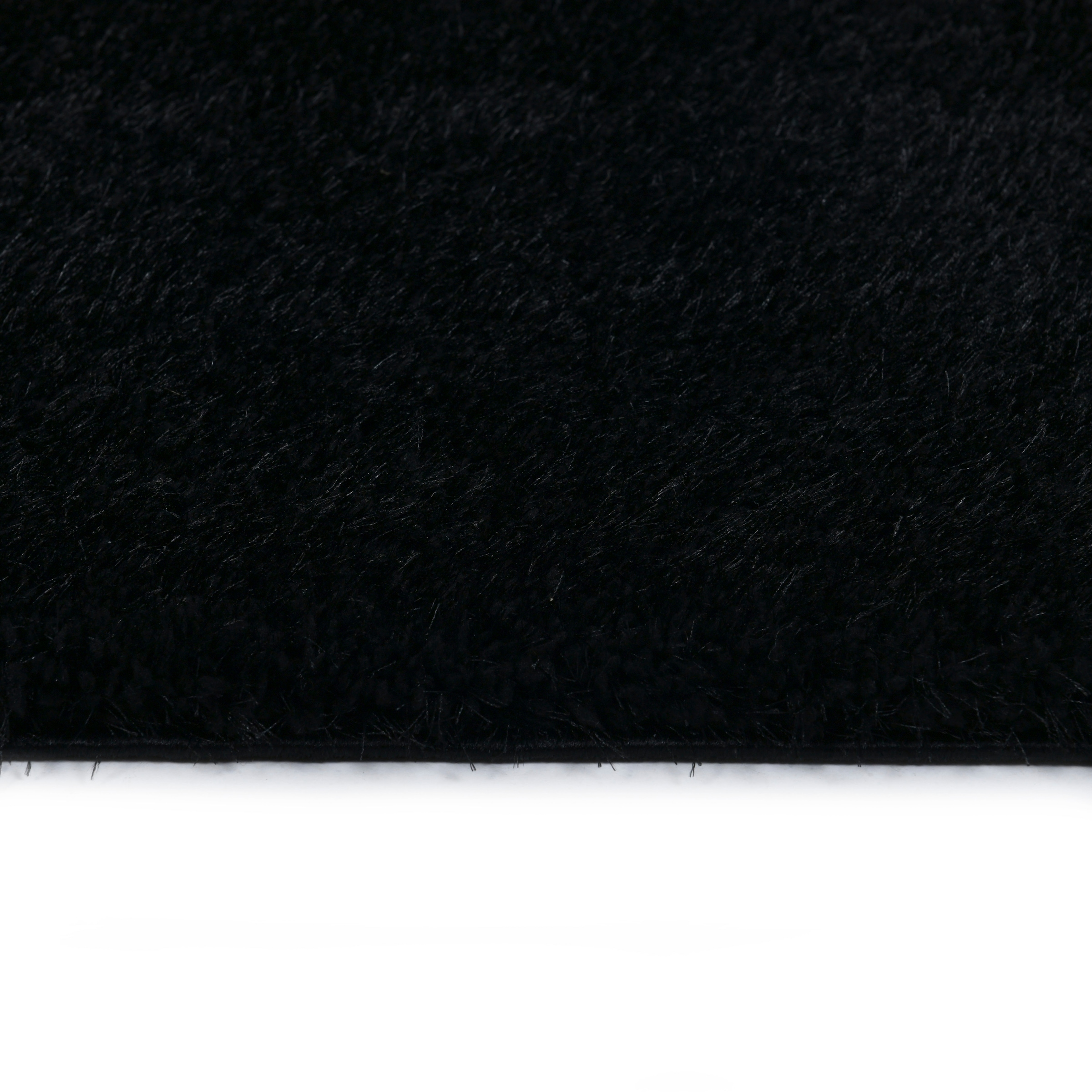 my home Hochflor-Teppich »Malin«, rechteckig, 43 mm Höhe, Shaggy in Uni-Farben, einfarbig, leicht glänzend, besonders weich