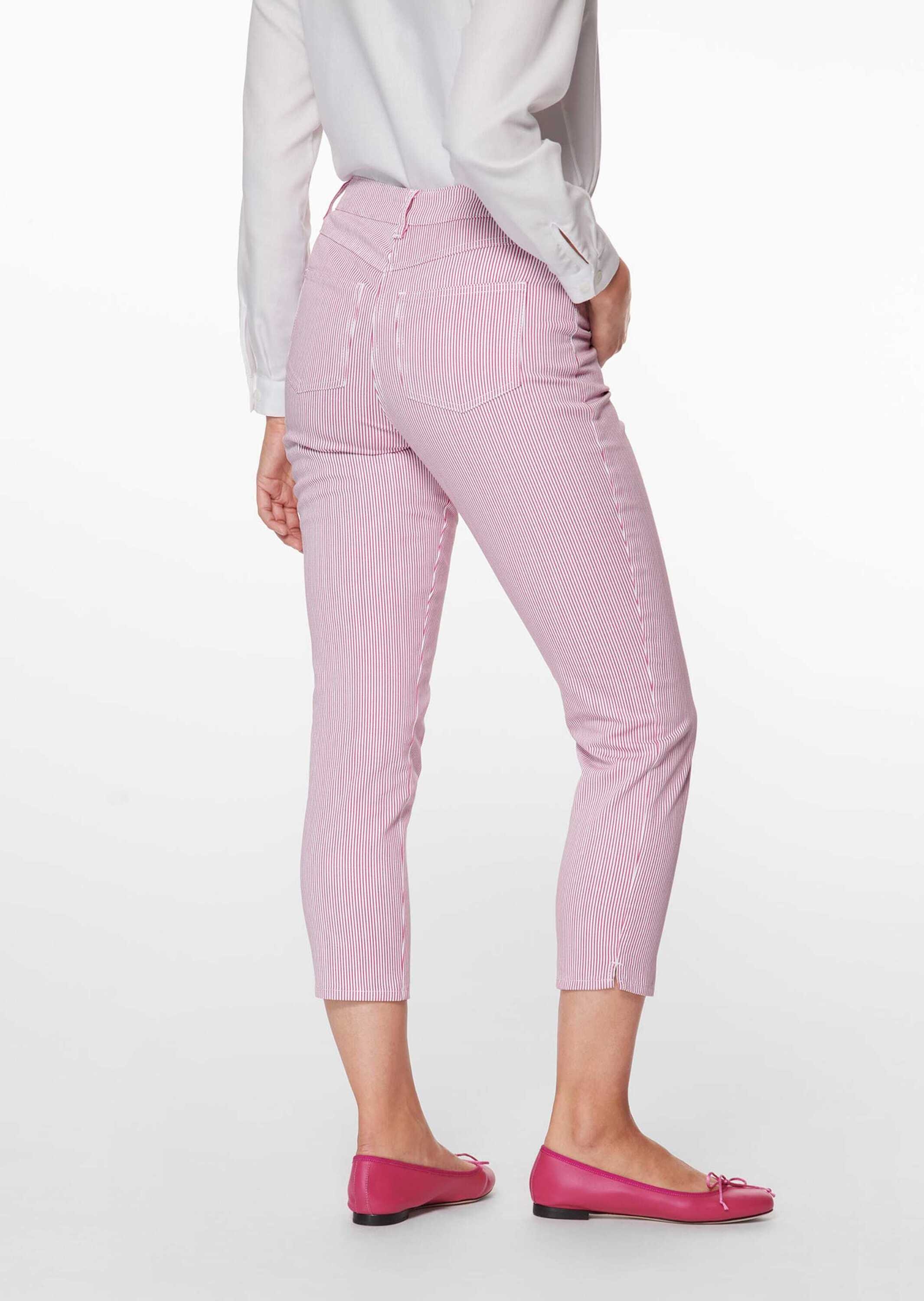 MADELEINE Regular-fit-Jeans »Jeans Fein gestreifte Jeans«
