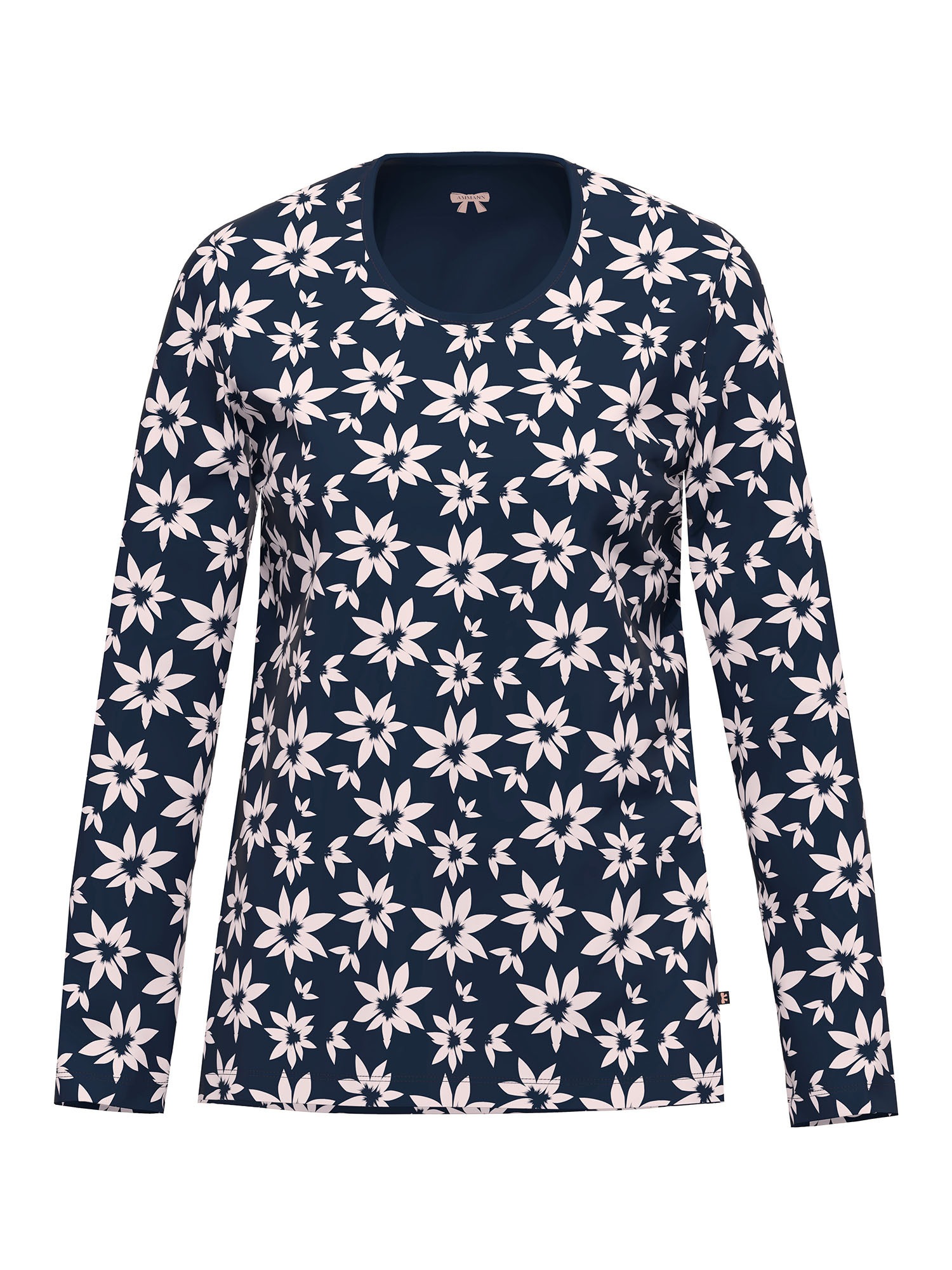 Ammann Schlafanzug »Damen langarm Shirt, lange Hose Night & Relax« 1 Stk.