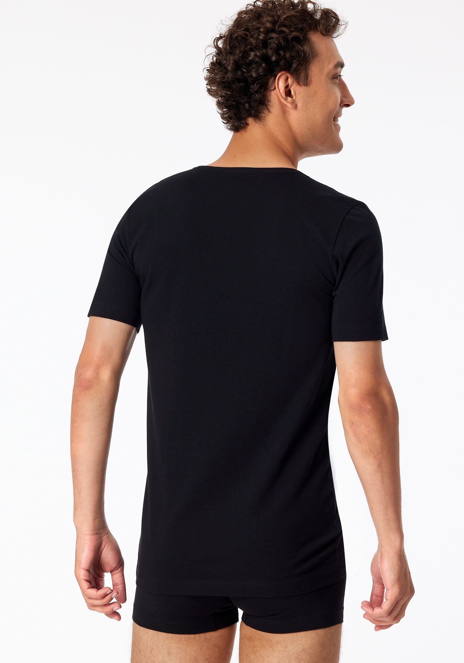 Schiesser V-Shirt »"95/5"«, (2er-Pack), mit tiefem V-Ausschnitt
