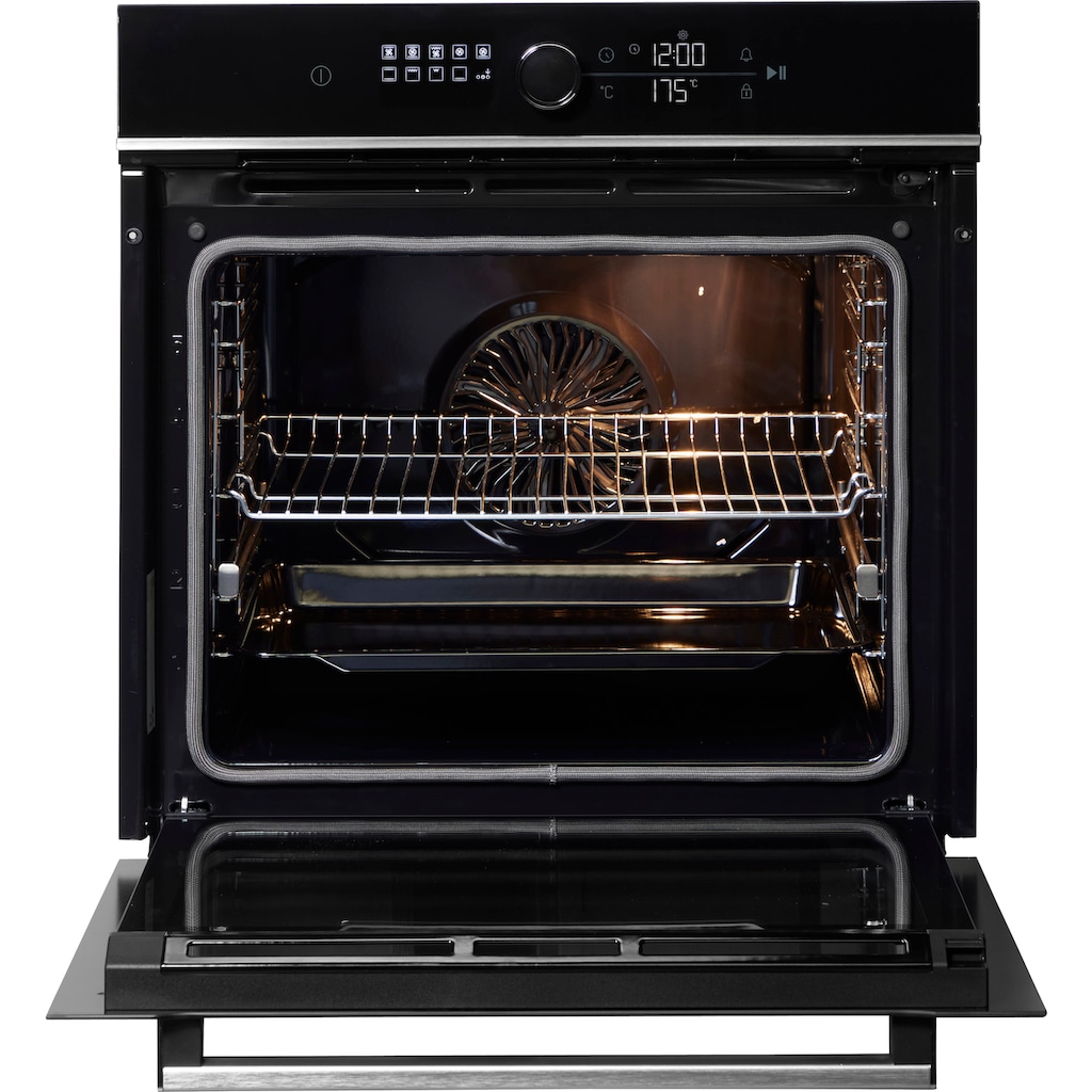 BEKO Einbaubackofen »BBIM13400XPSE«, BBIM13400XPSE, mit 1-fach-Teleskopauszug, Pyrolyse-Selbstreinigung