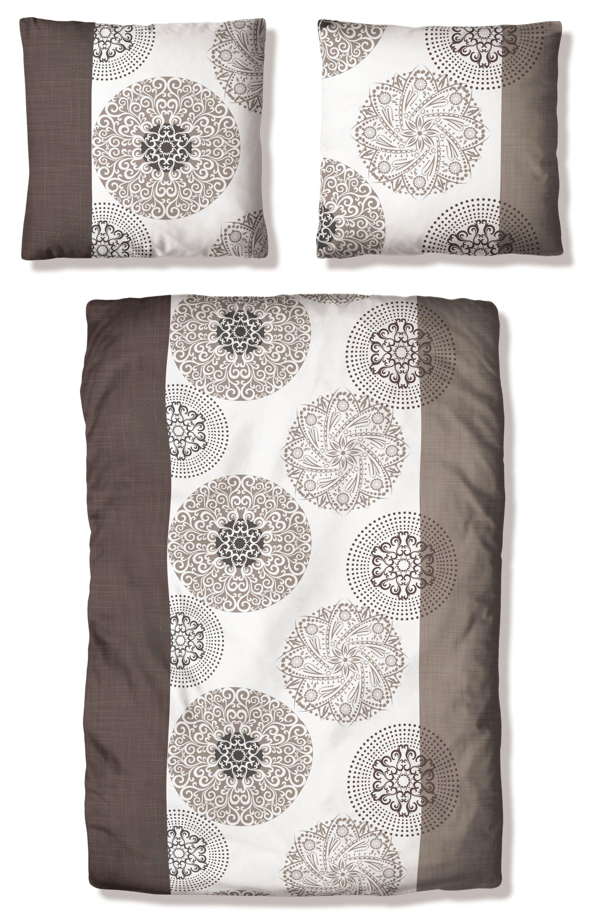 my home Bettwäsche »Cison in Gr. 135x200 oder 155x220 cm« 2 Stk. tlg. florale Bettwäsche aus Baumwolle